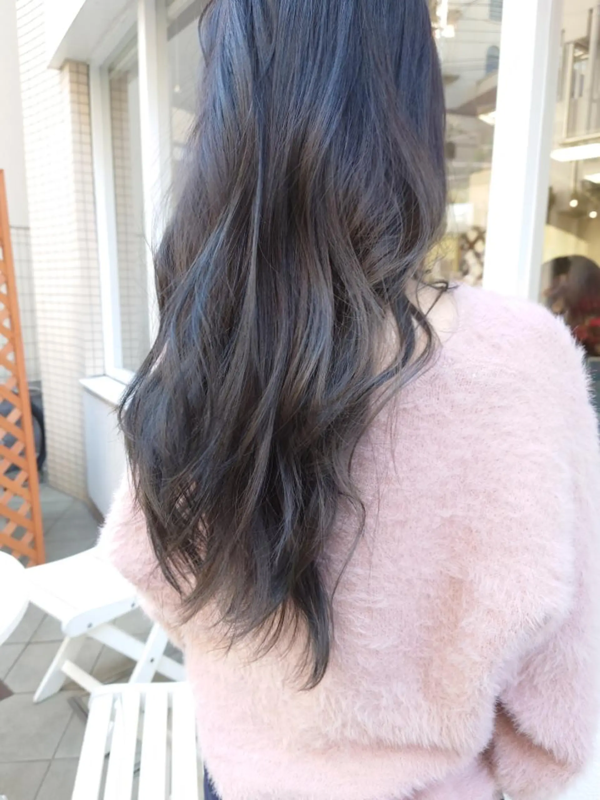 ロング ヘアカラー トリートメント nagane sayakaのヘアスタイル