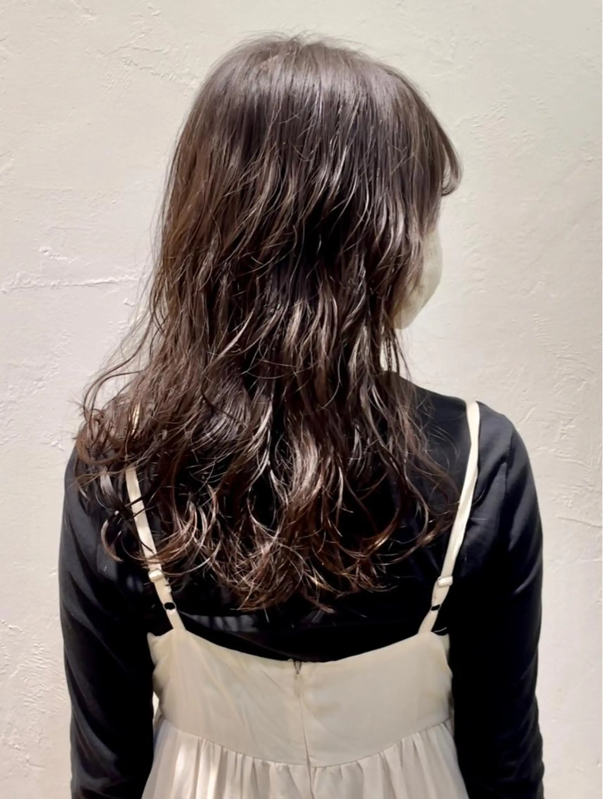 ロング パーマ 大人可愛い透明感🌟 小顔・韓国髪🌟野中のヘアスタイル