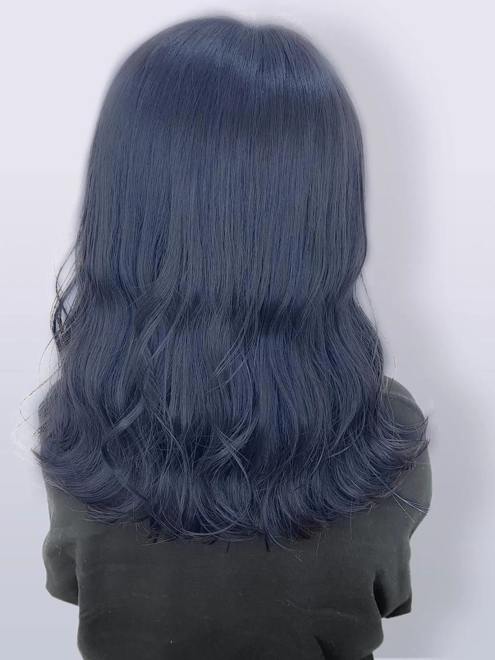 カラー 黒髪 ブルーカラー ブルーブラック 髪質改善 米倉 一輝のヘアスタイル