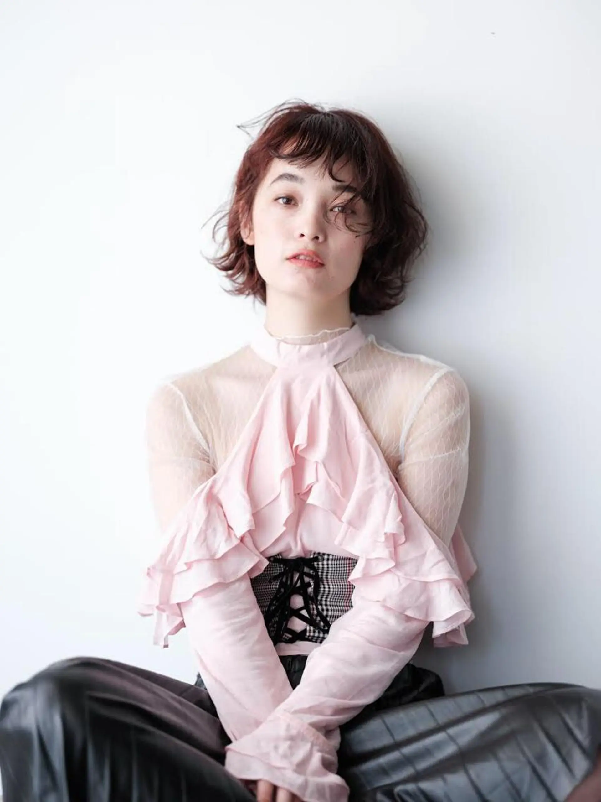 ショート カラー 毛利 萌生のヘアスタイル