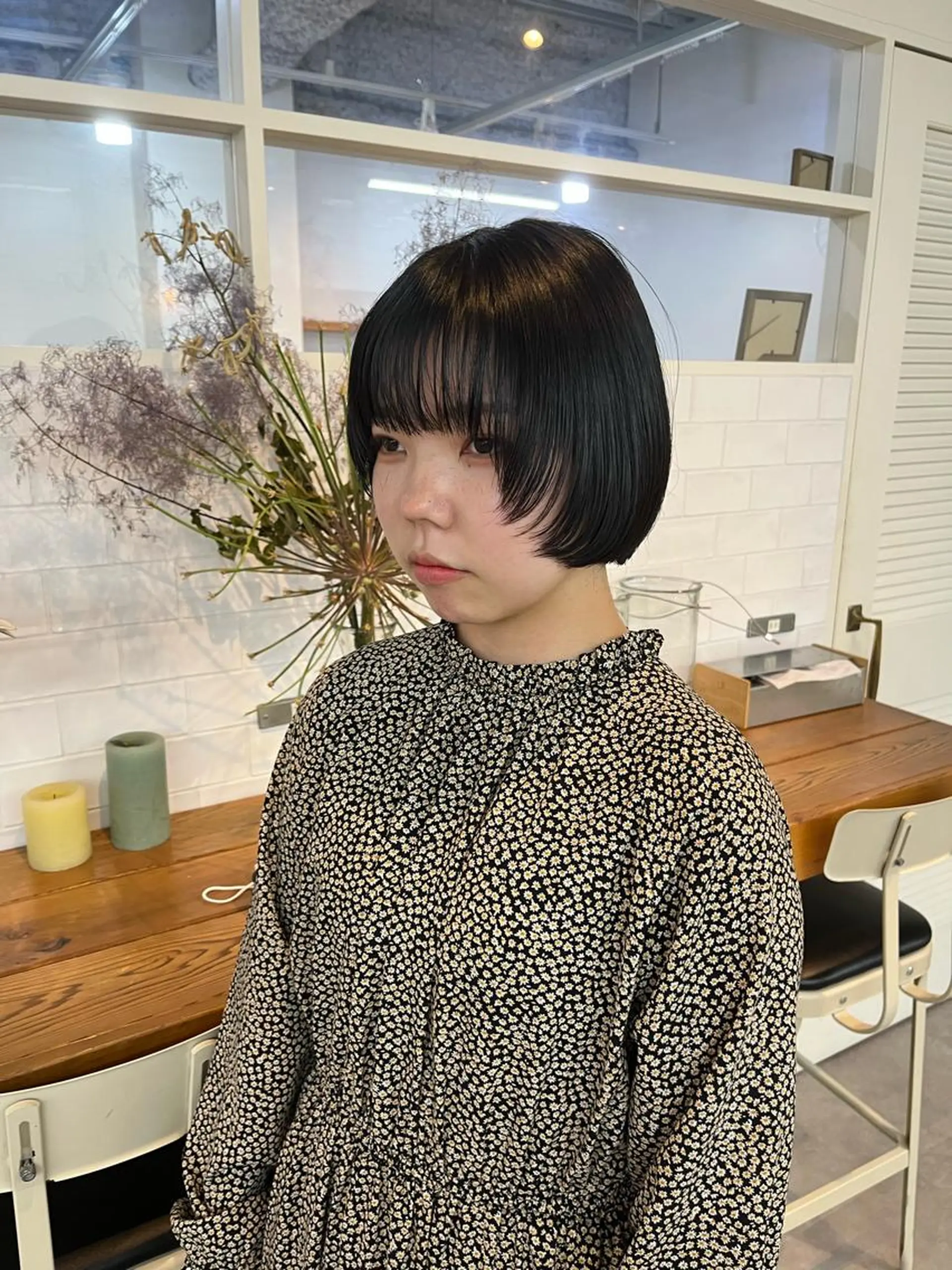 ショート レイヤーカット カット benji仙台所属・KOKI/ ボブ/ パーマ/透明感カラーのヘアスタイル