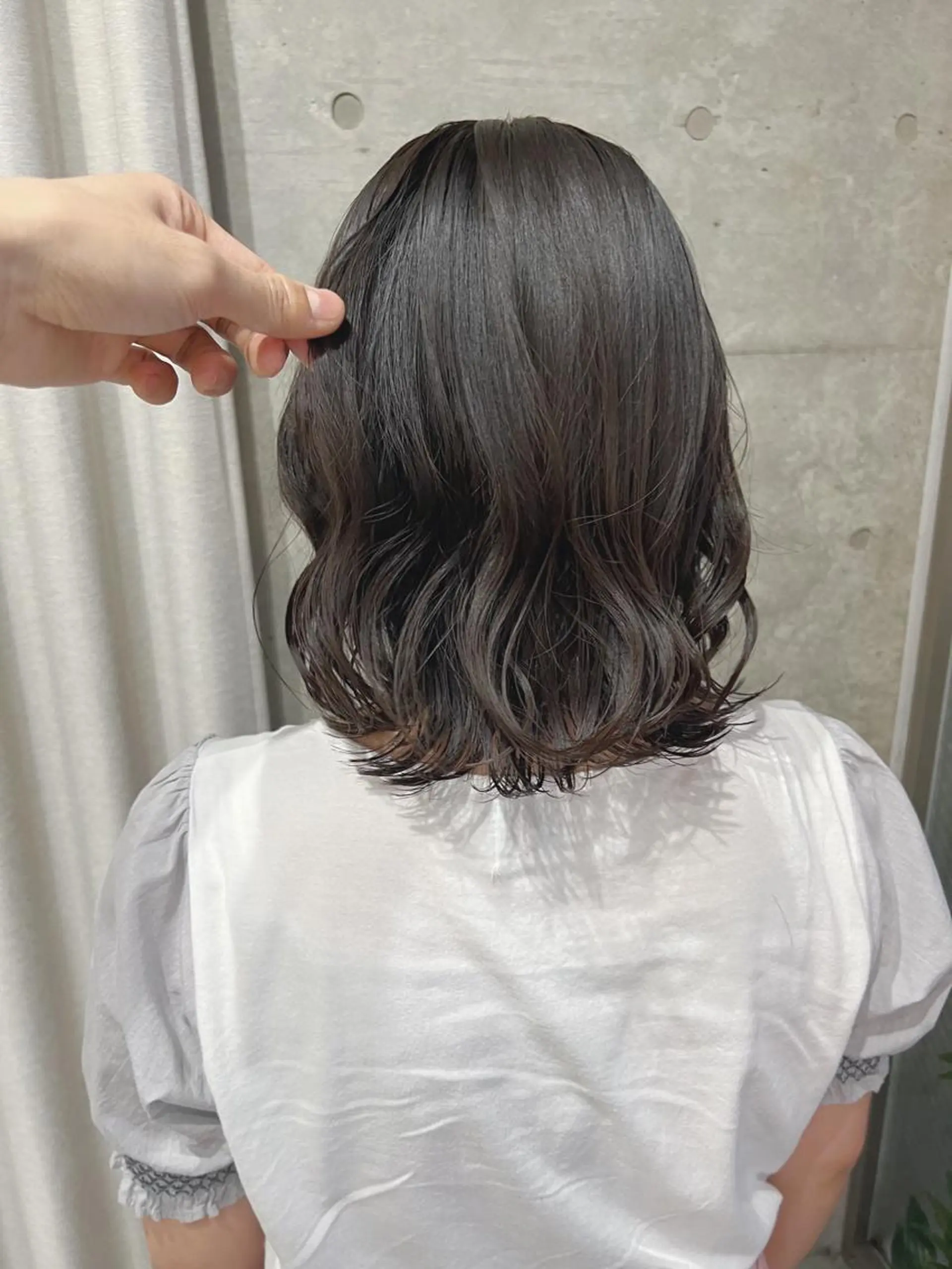 パーマ ボブパーマコテ巻き風 パーマNo1深江秀平のヘアスタイル