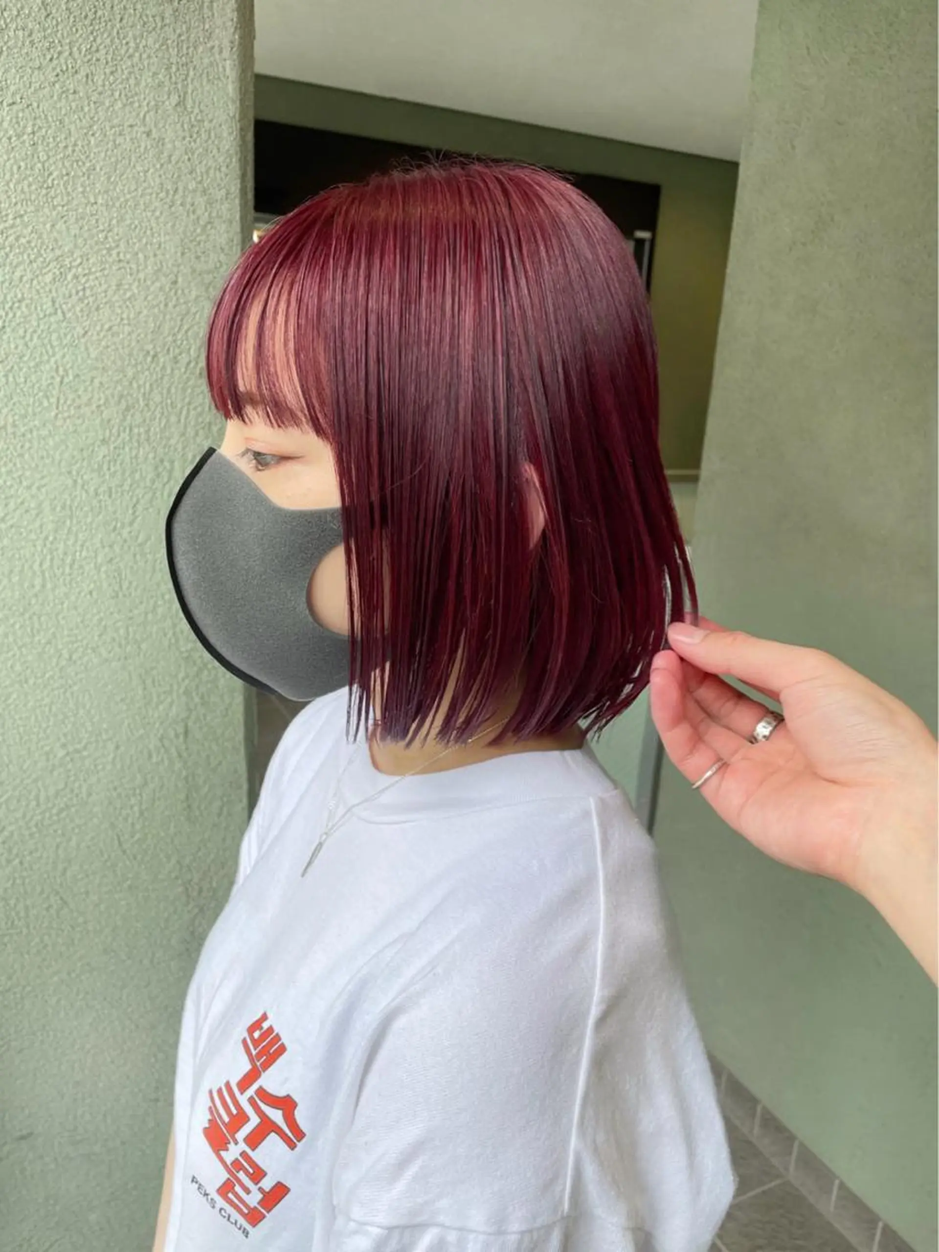 ショート カラー レッドカラー カット ヘアカラー HIROKI ” stylistのヘアスタイル