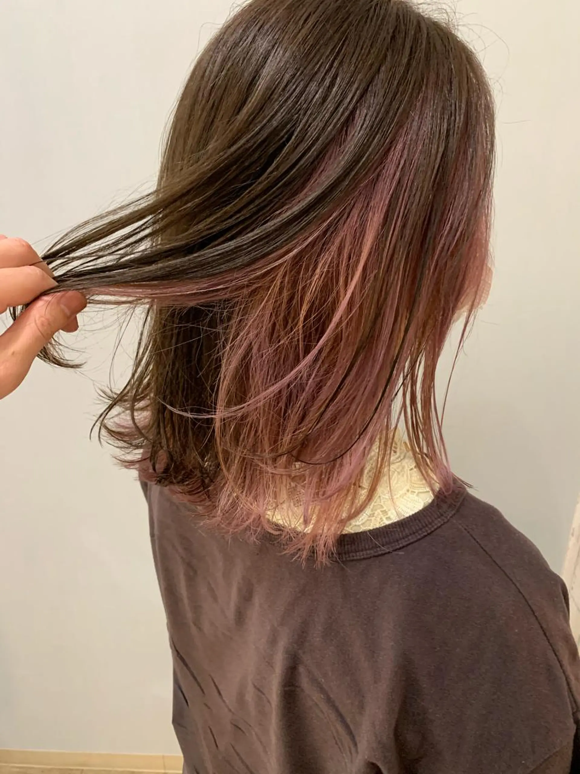 カラー インナーカラー 本町/新町/心斎橋 透明感カラーSANCのヘアスタイル