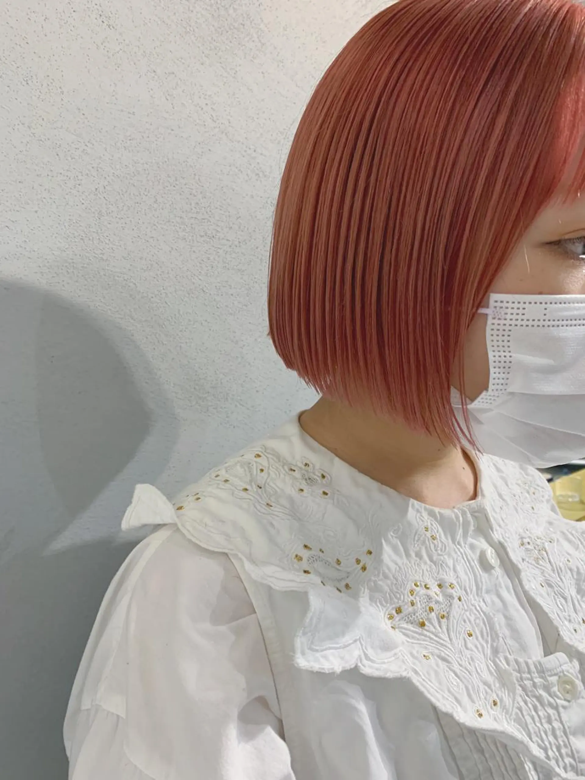 ショート カラー ボブパーマコテ巻き風 パーマNo1深江秀平のヘアスタイル