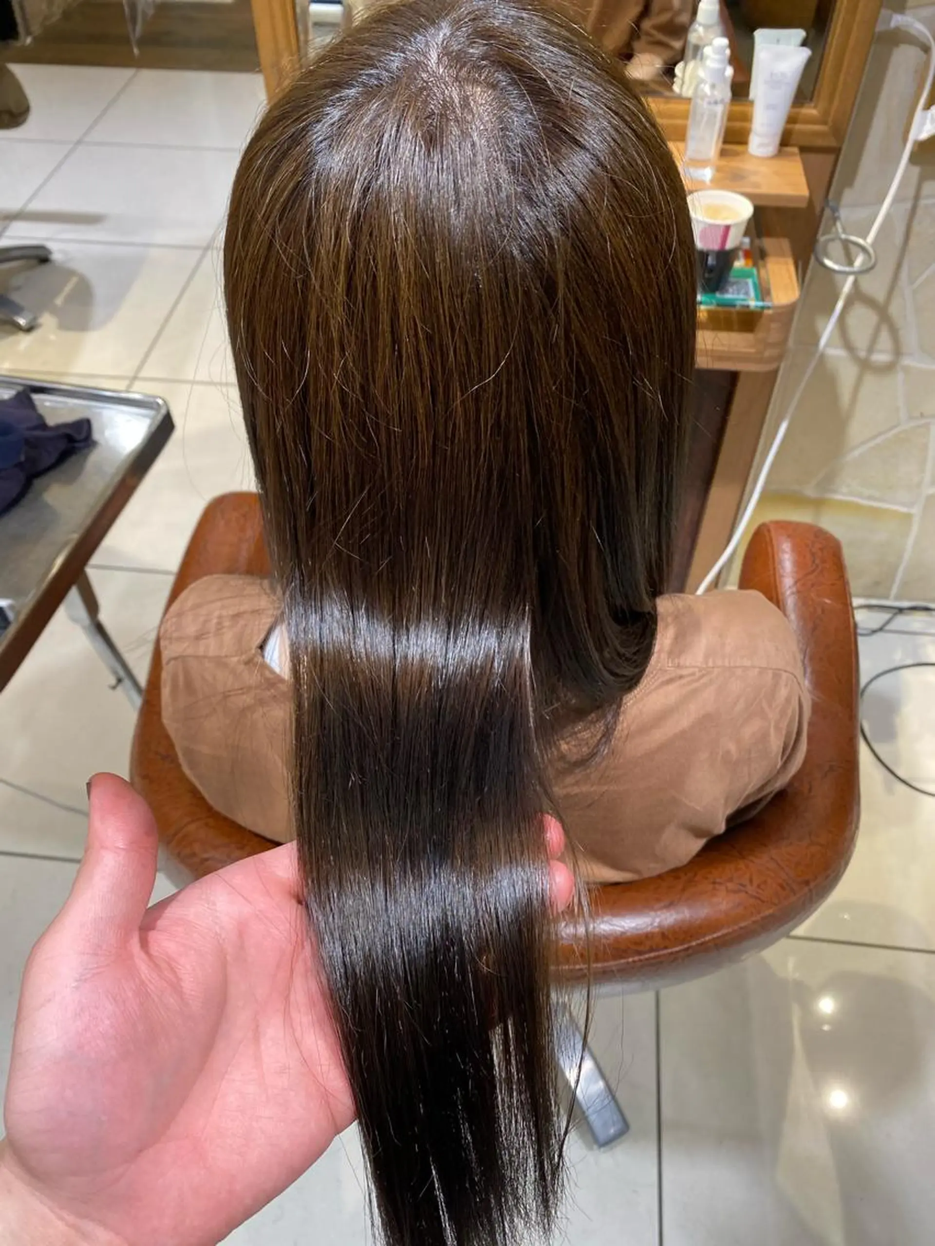 ロング カラー トリートメント メッシュ&パーマ特化 🔥山田雄大🔥のヘアスタイル