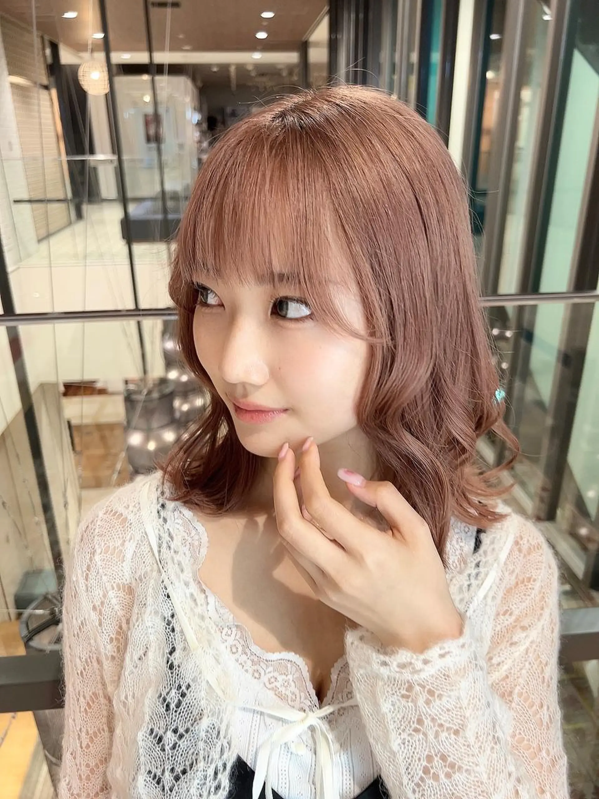 セミロング カラー くびれヘア くびれレイヤー レイヤーカット UNIX Mark Is みなとみらい店【ユニックス】所属・UNIX N.horiiのその他イメージ