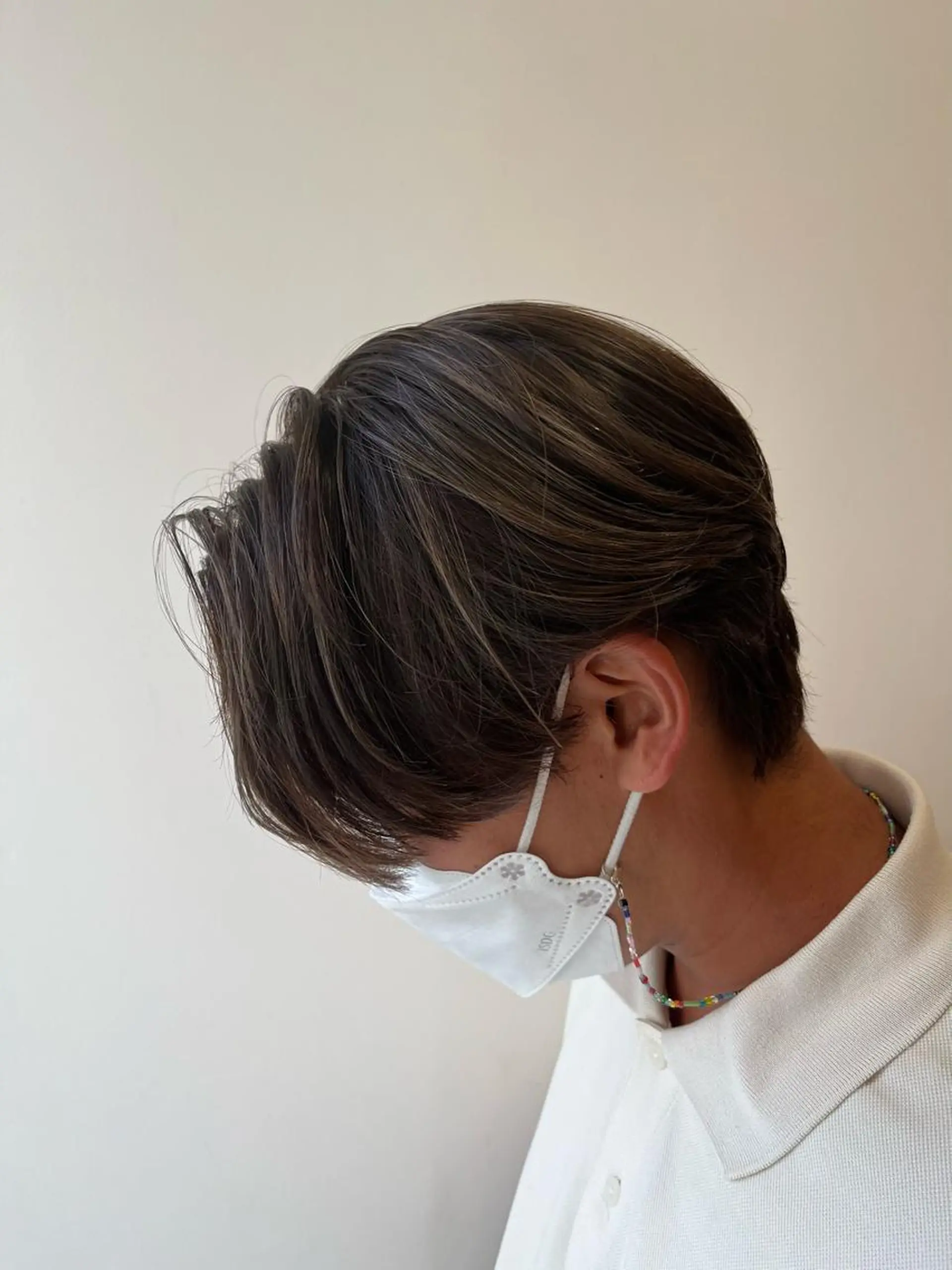 カラー メンズ ボブ🍊暖色カラー 浅草【Bob美容師】のヘアスタイル