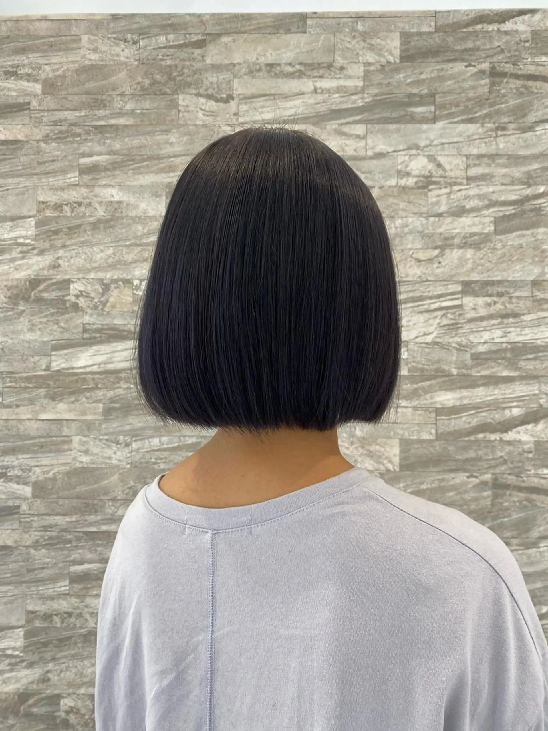 ミディアム ヘアカラー JILL    hair所属・maki💖 ボブ/縮毛矯正のヘアスタイル