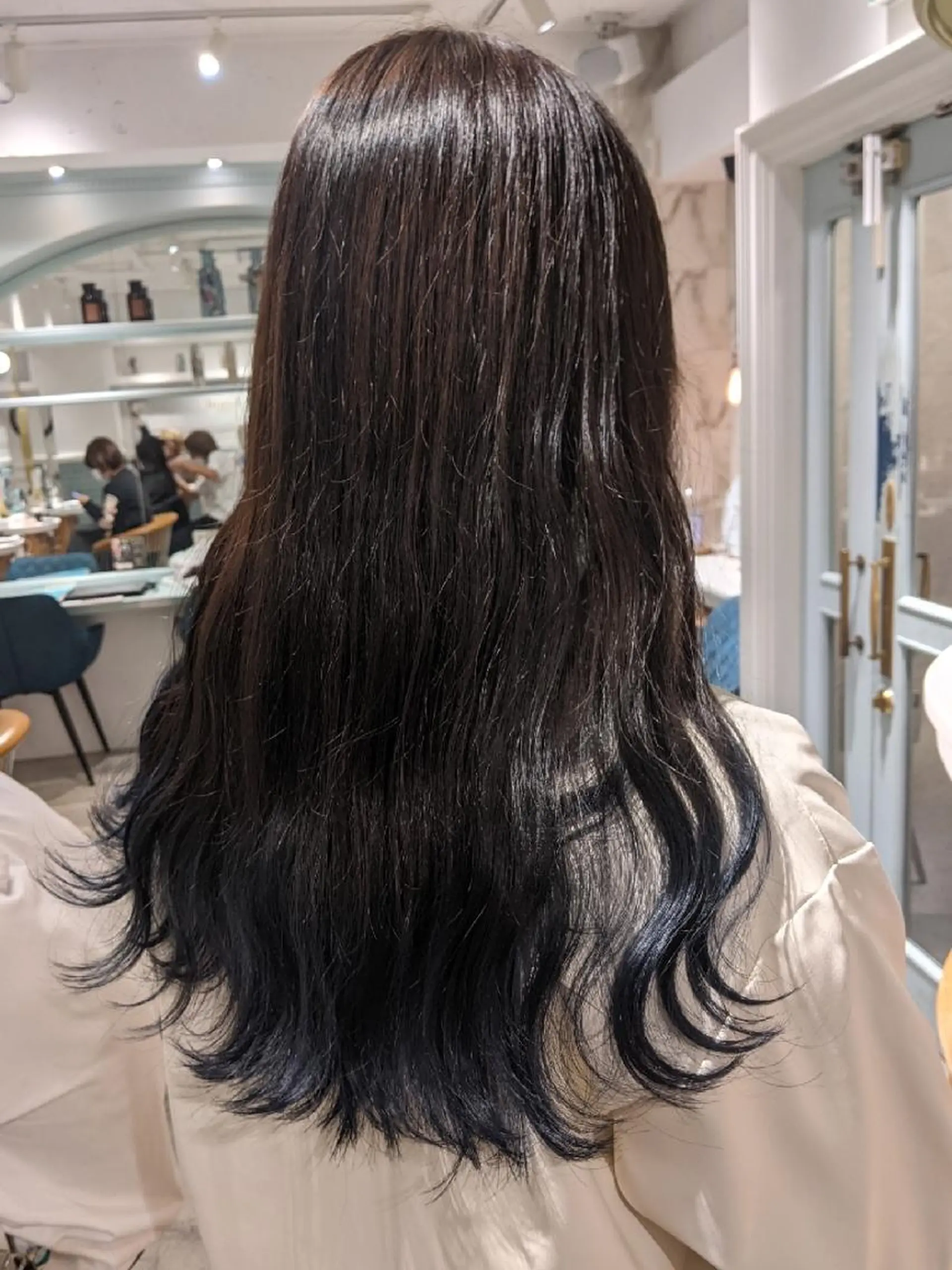 ロング カット ヘアカラー トリートメント 縮毛矯正/レイヤー 💎やまもとちひろのヘアスタイル