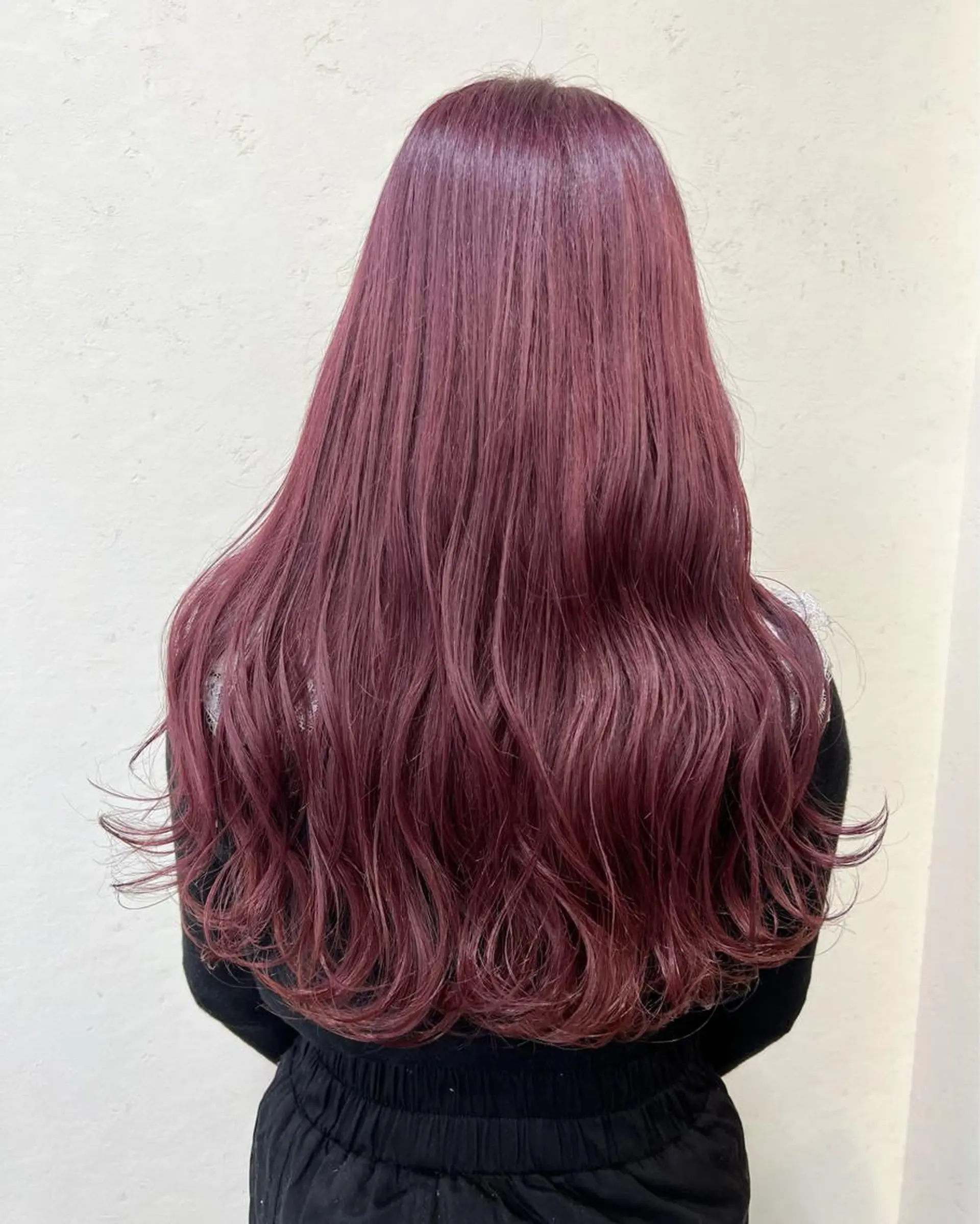 ロング カラー ヘアカラー トリートメント mana .のヘアスタイル