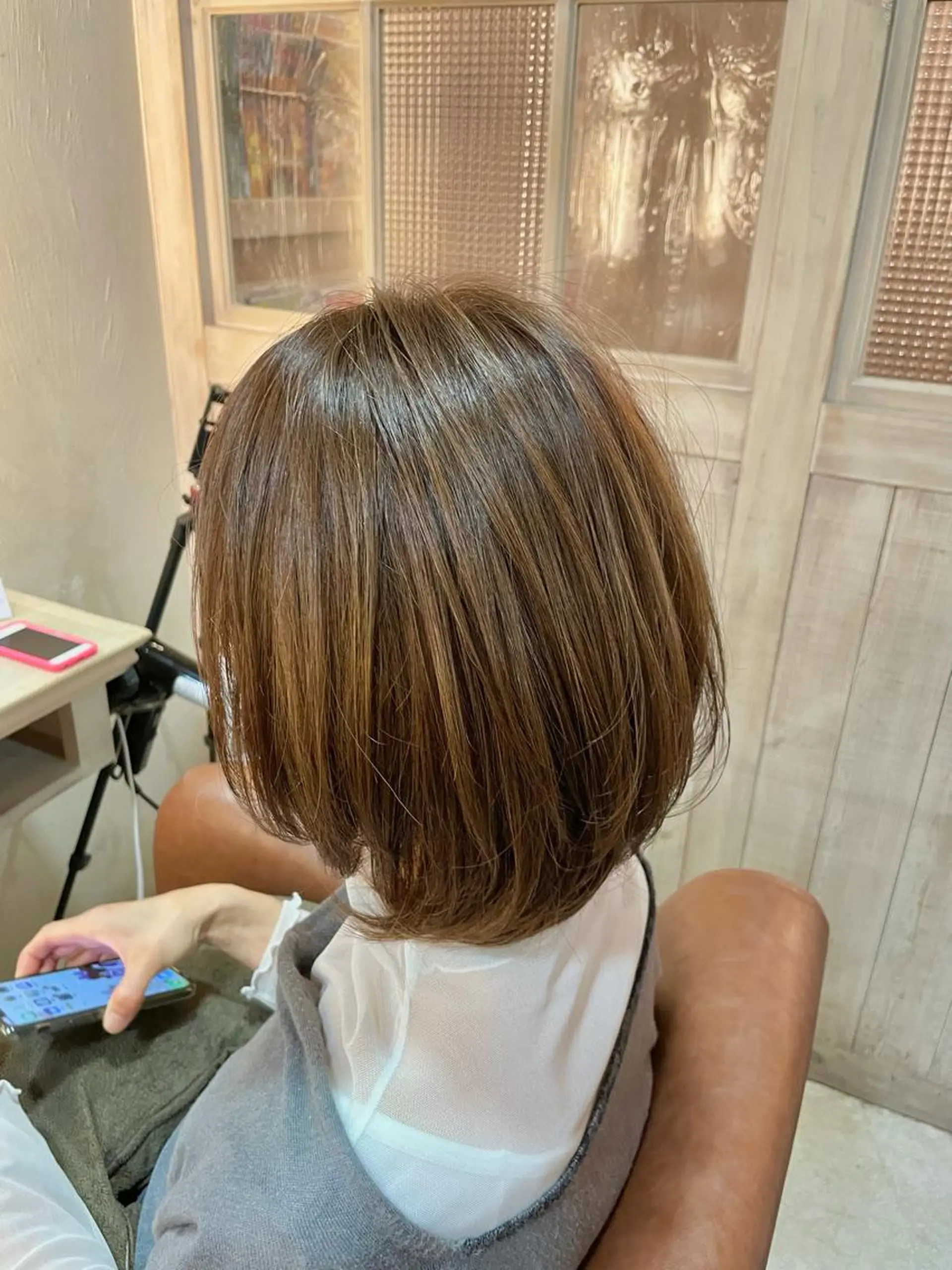 ショート ハイライト 前平 友慈のヘアスタイル