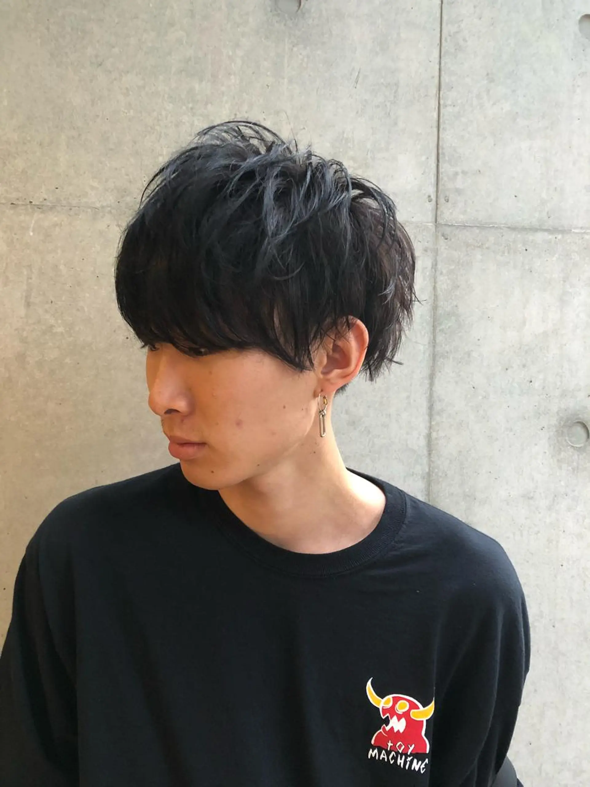 メンズ カット 森本裕/オーナー/ スパイラルパーマのヘアスタイル