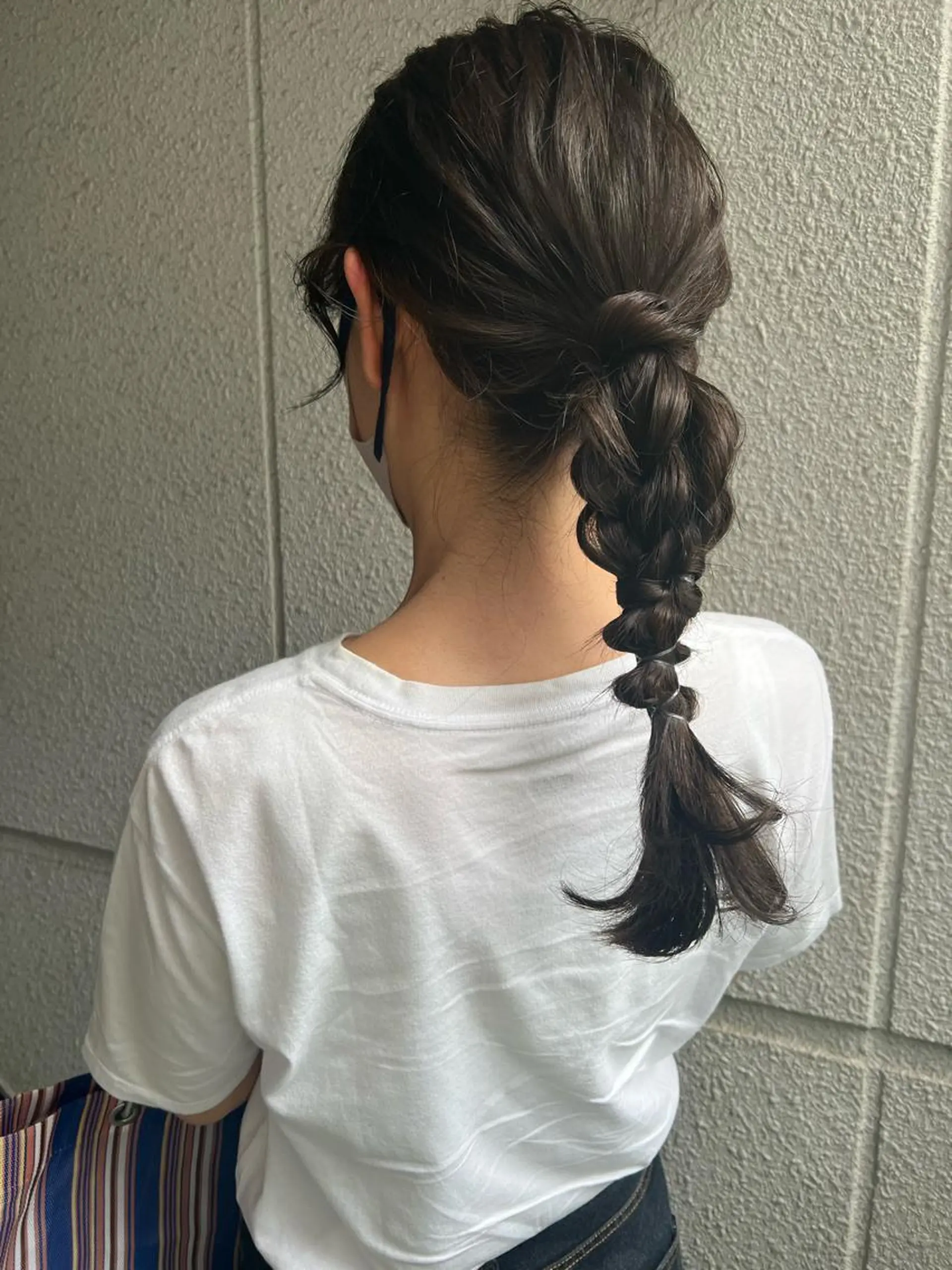 セミロング カラー ヘアアレンジ カラーパティシエ facce🌼ikoのヘアスタイル