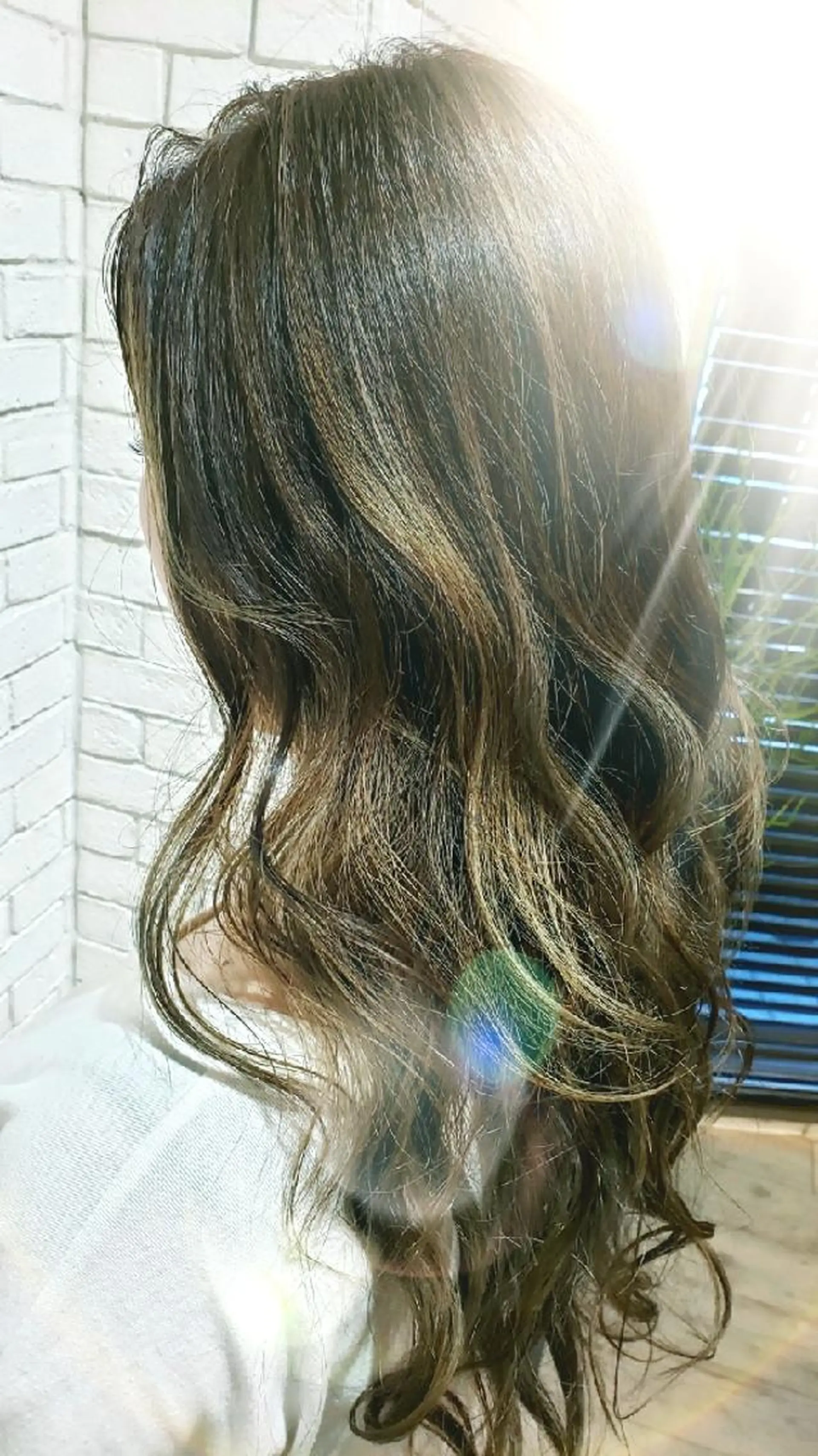 ロング カラー バレイヤージュ レイヤーカット カット ヘアカラー トリートメント private salon Ao所属・紹介制private salonのヘアスタイル