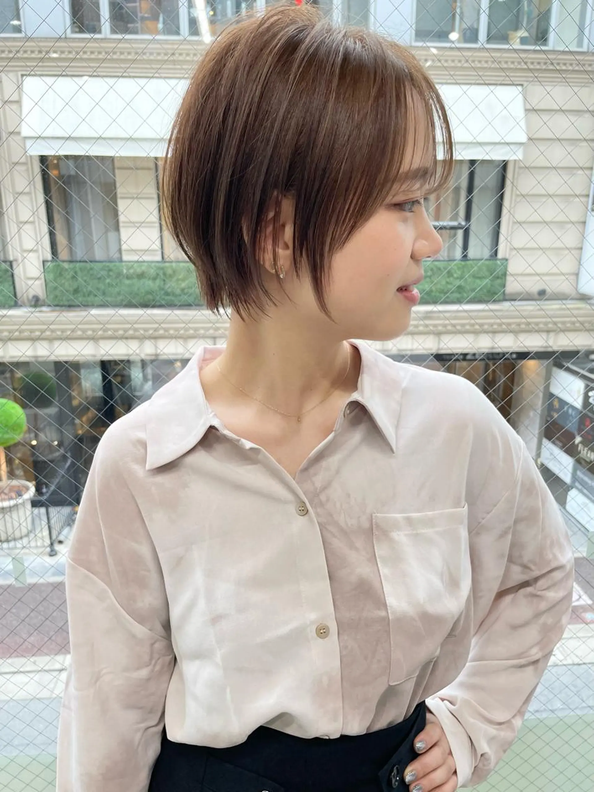 ショート カット トリートメント 髪質改善will hairdesignのヘアスタイル