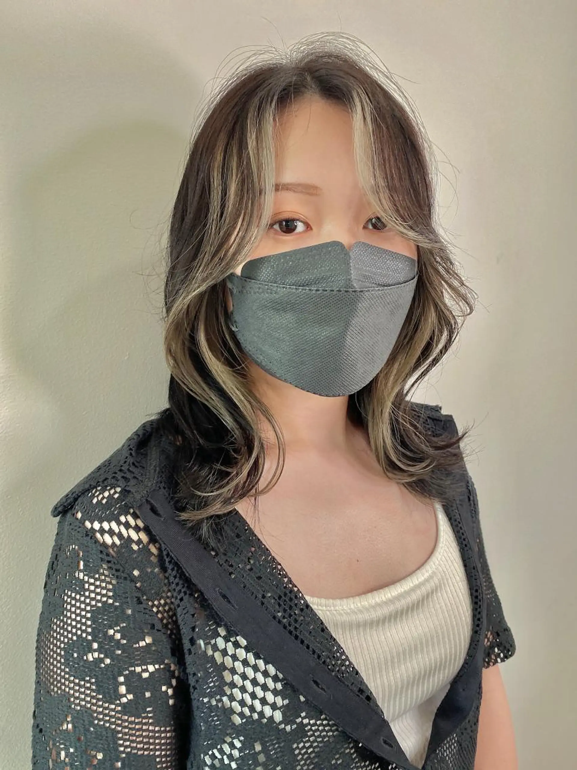 セミロング 23°NADAUN所属・岐阜1番韓国ヘア/ 星羅/23°のヘアスタイル