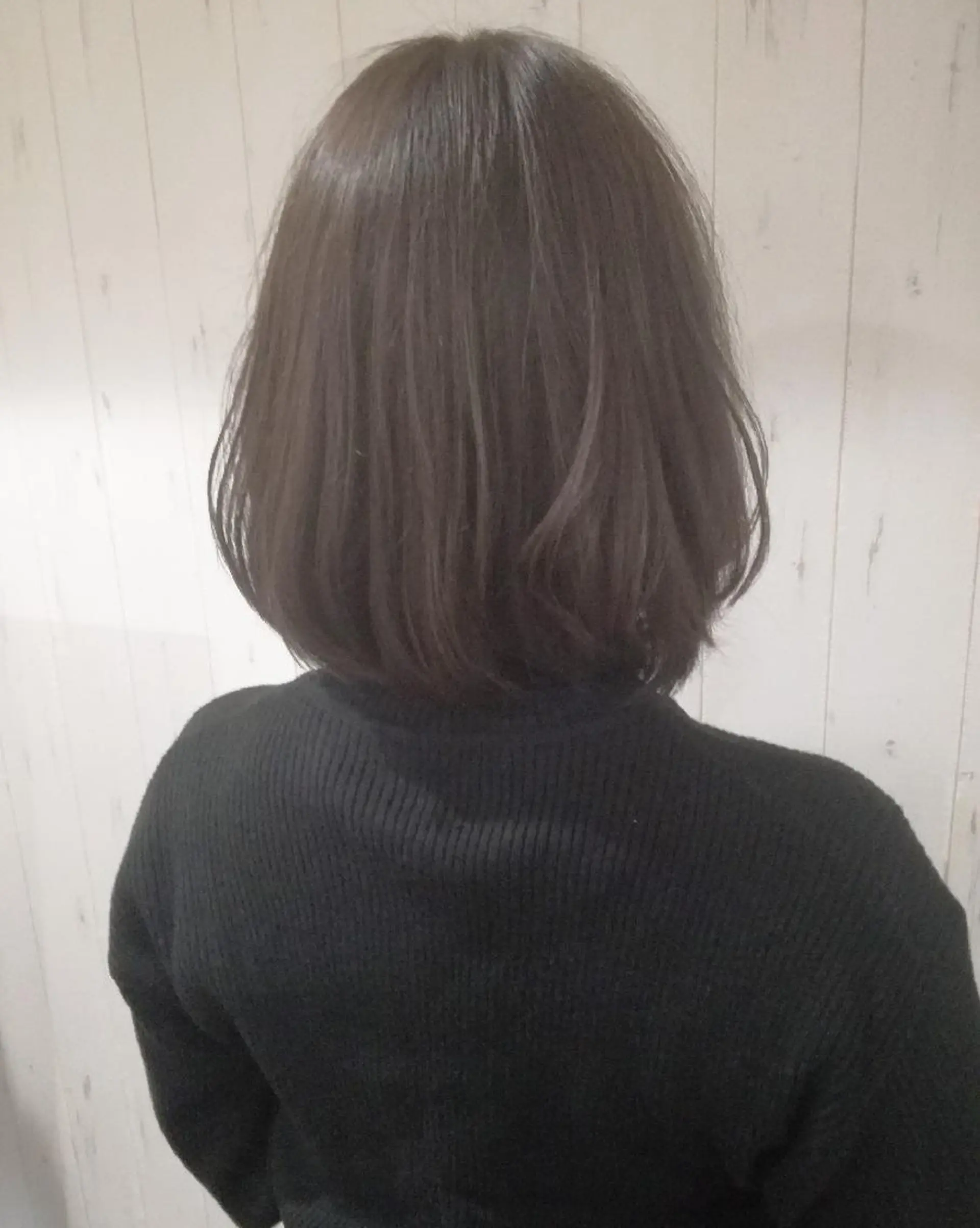 ショート カラー アッシュ ベージュカラー ボブ 西川 敏夫のヘアスタイル