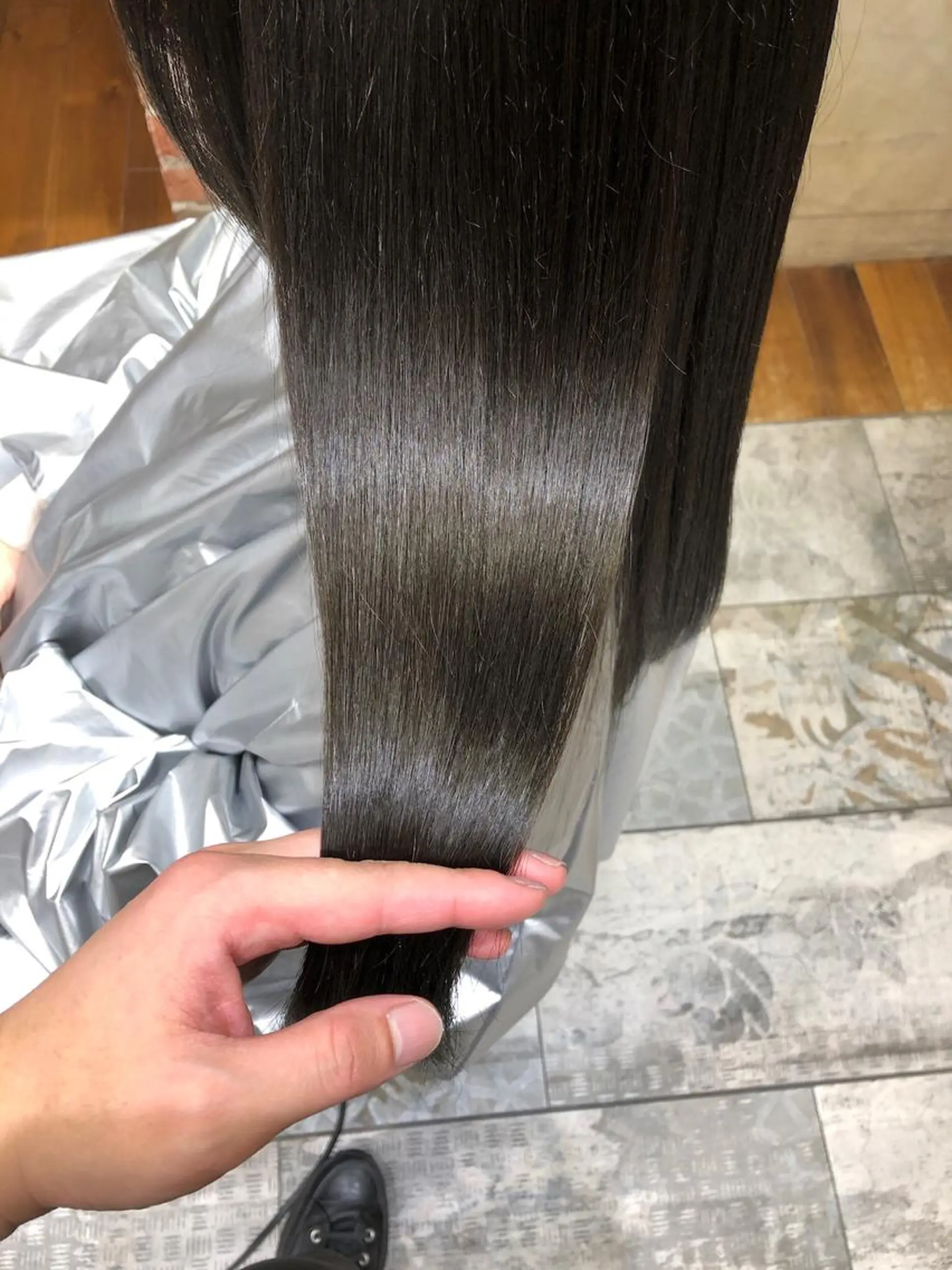 セミロング カラー パーマ バレイヤージュ ブリーチ ケアブリーチ ダブルカラー ハイライトカラー カット ヘアカラー 縮毛矯正 トリートメント 新宿✨顔周りカット 韓国ヘア/坂本亜裟海のヘアスタイル