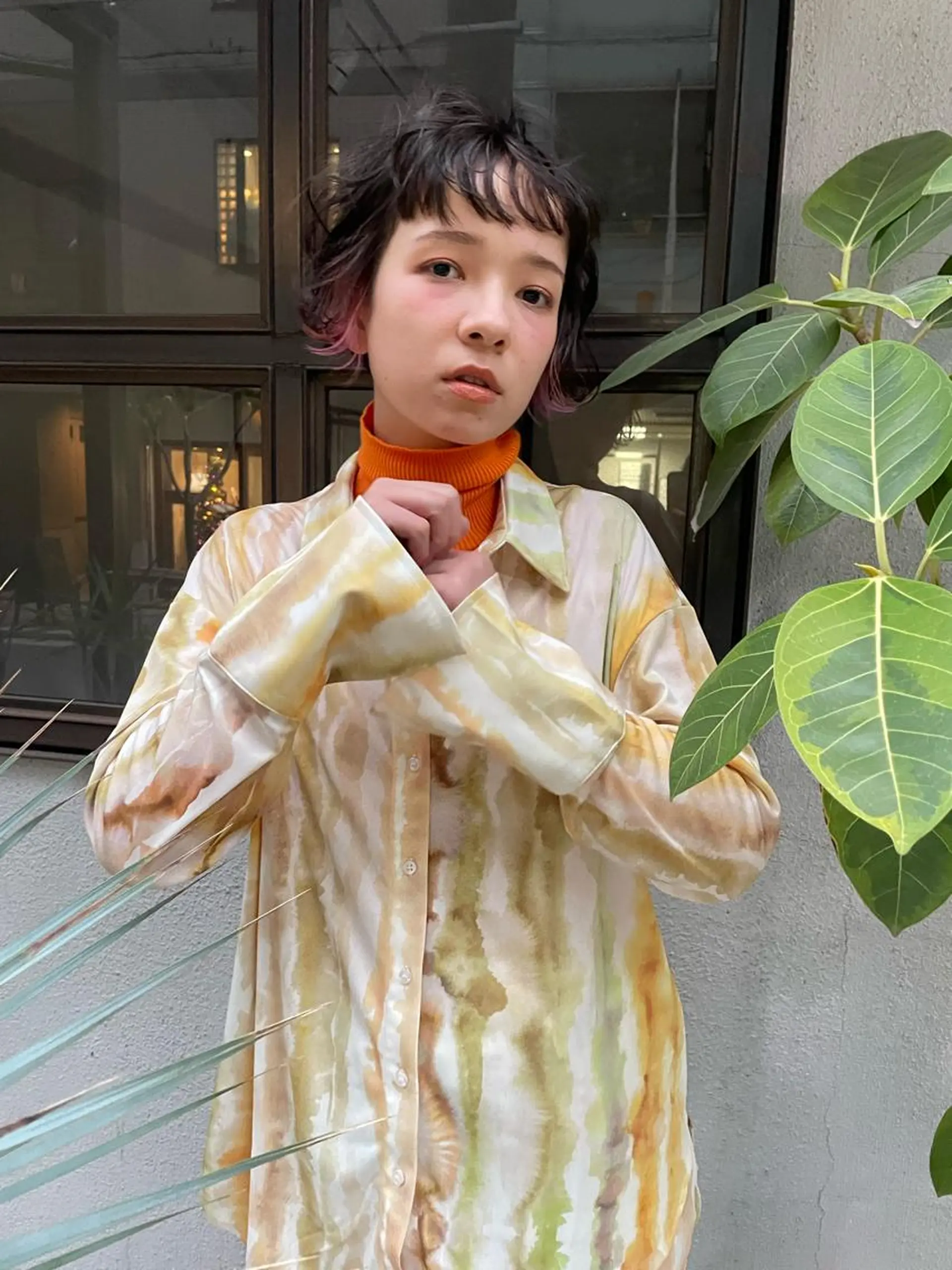 ショート カラー カット ヘアカラー トリートメント ショート/ボブ専門 宮脇美奈/南船場のヘアスタイル