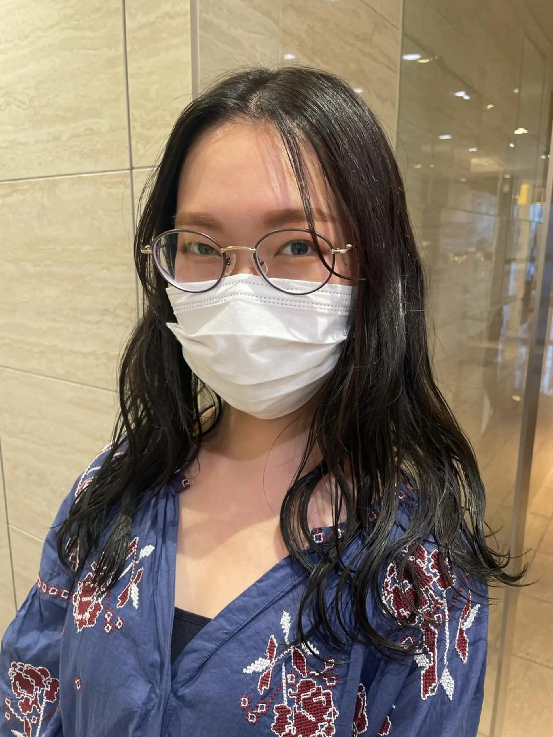 セミロング カラー ブリーチ 透明感カラー ブリーチなしカラー コノミ/ アイリスト まつパ/大船 鎌倉のマツエク・マツパデザイン