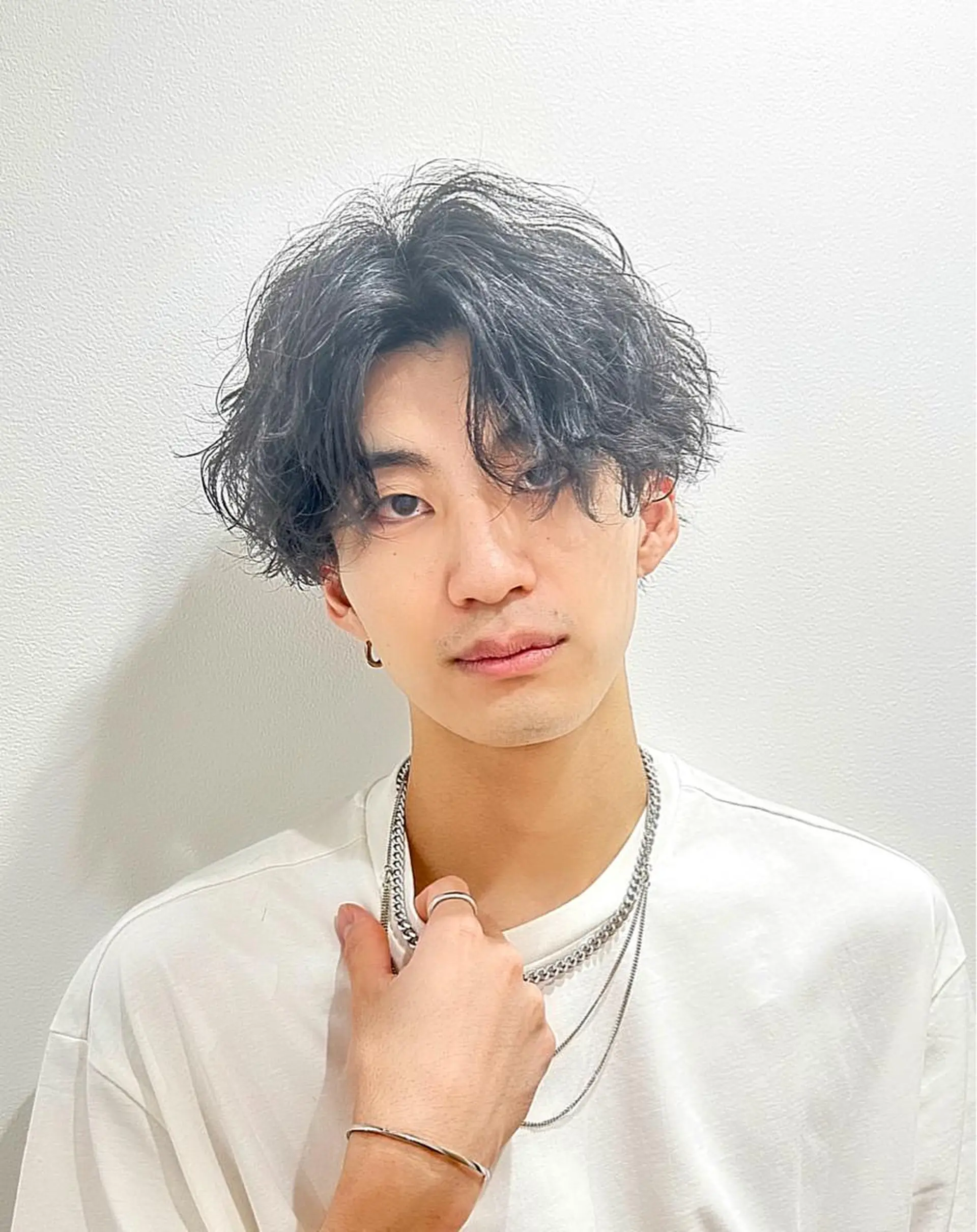 パーマ メンズ メンズパーマ 波巻きパーマ LIVEIL所属・リベイルけんた モデル募集のヘアスタイル