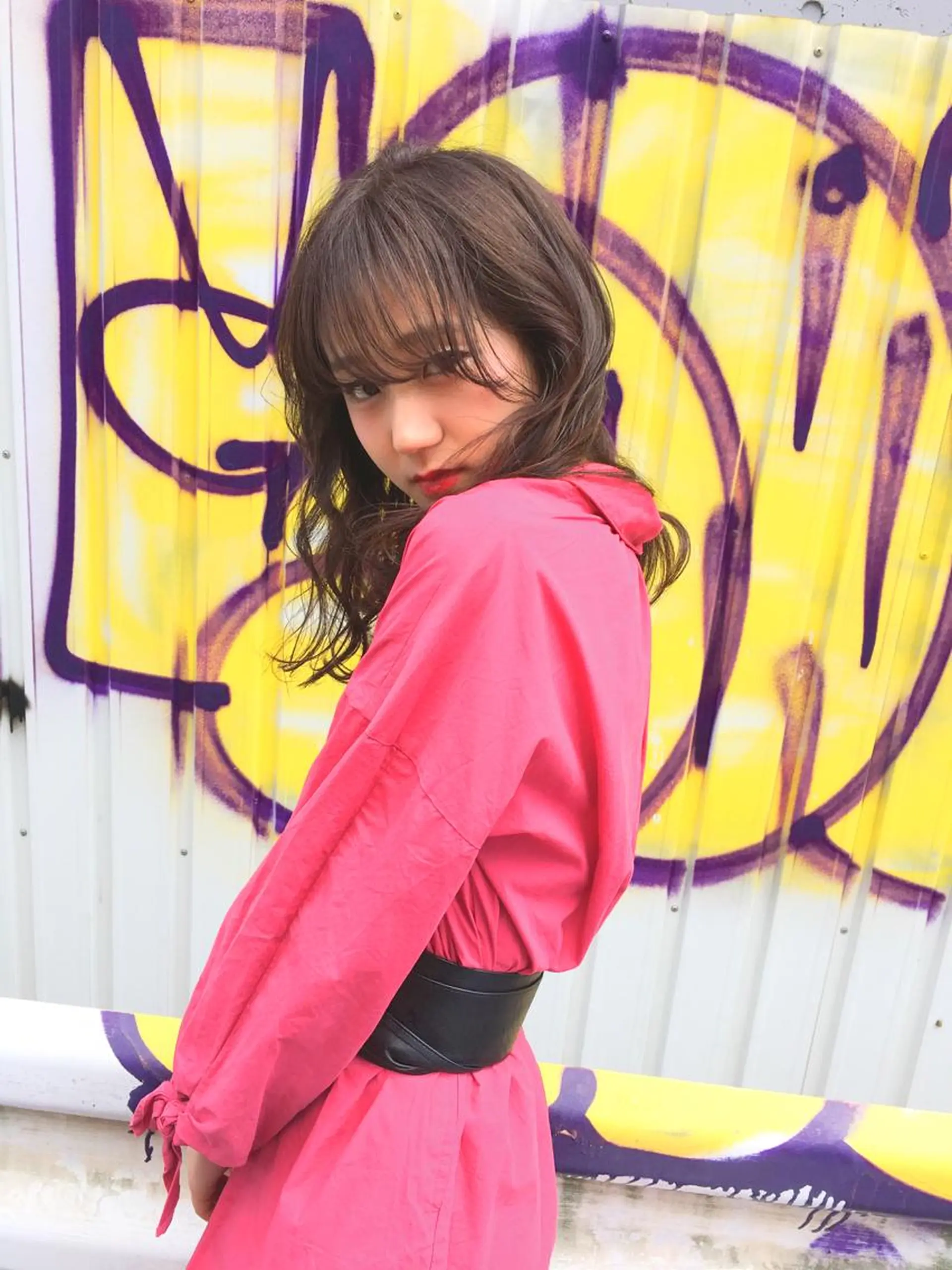 セミロング カラー ヘアアレンジ As hair所属・柔らか垢抜けｶﾗｰと ｶｯﾄ🫧ASUKAのヘアスタイル