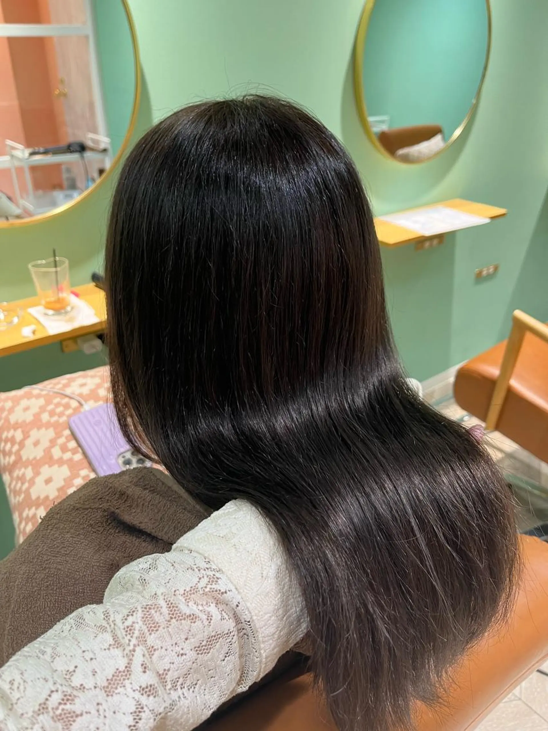 ミディアム カラー 髪質改善 髪質改善カラー☆ ヘアアレンジmiyuのヘアスタイル