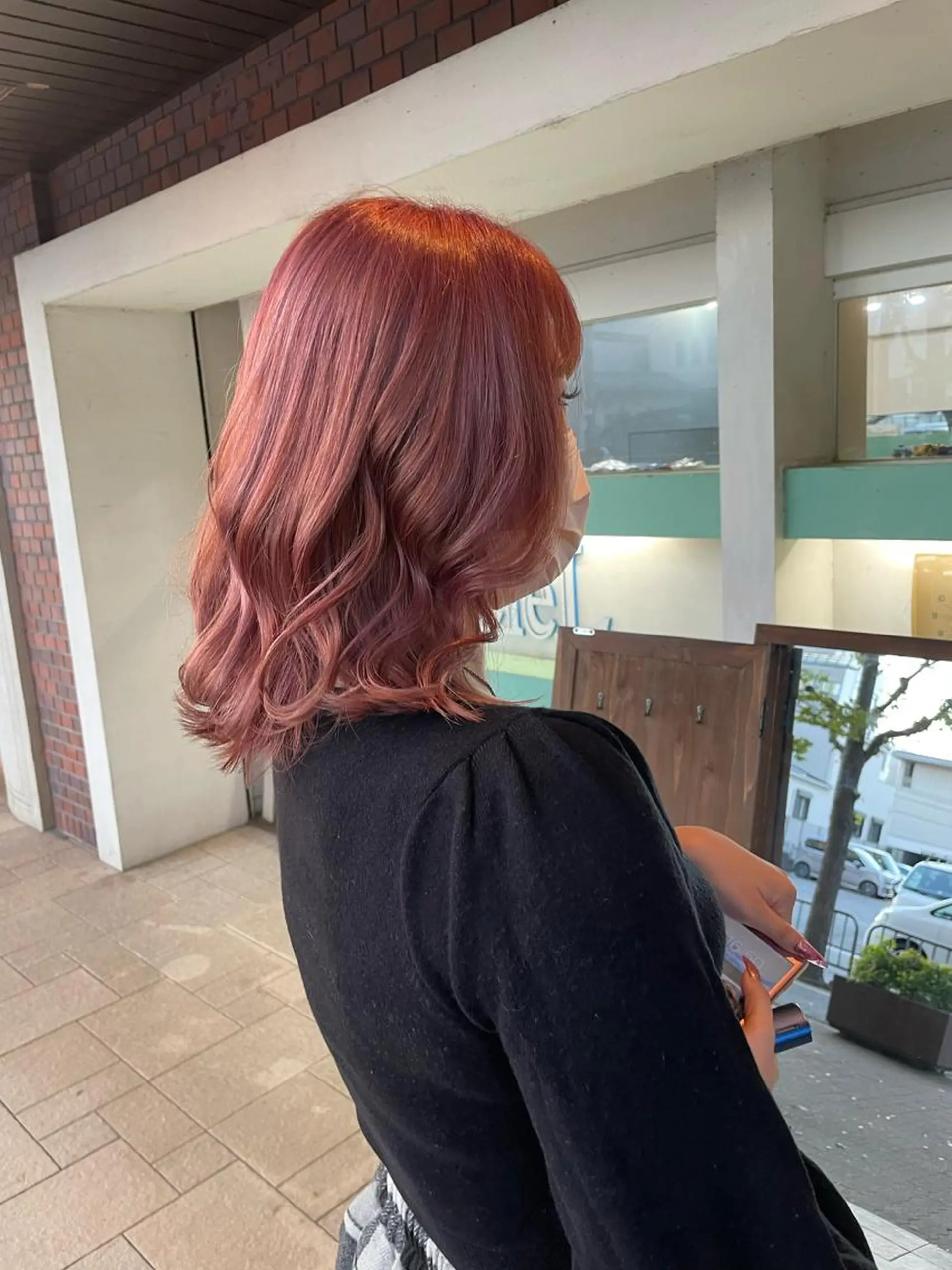 ミディアム カラー カット ヘアカラー 高野 真弥のヘアスタイル