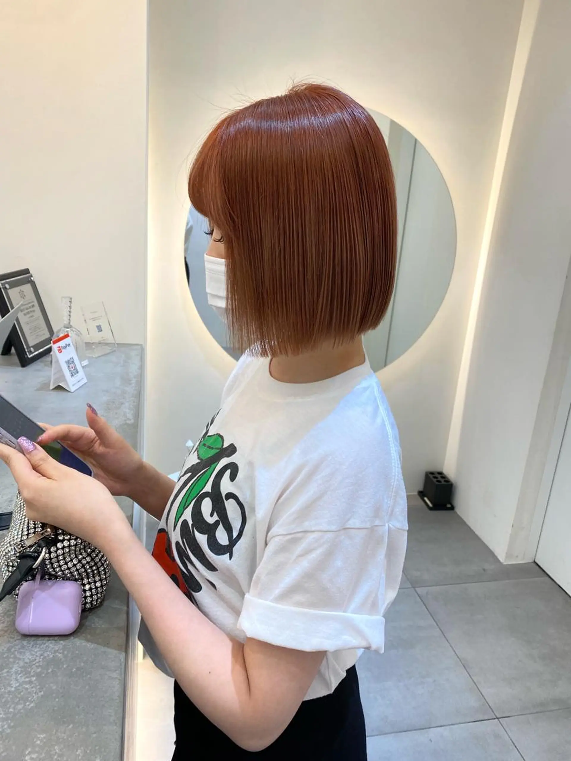 ショート 透け感たっぷり柔らか 梨花子🌼のヘアスタイル