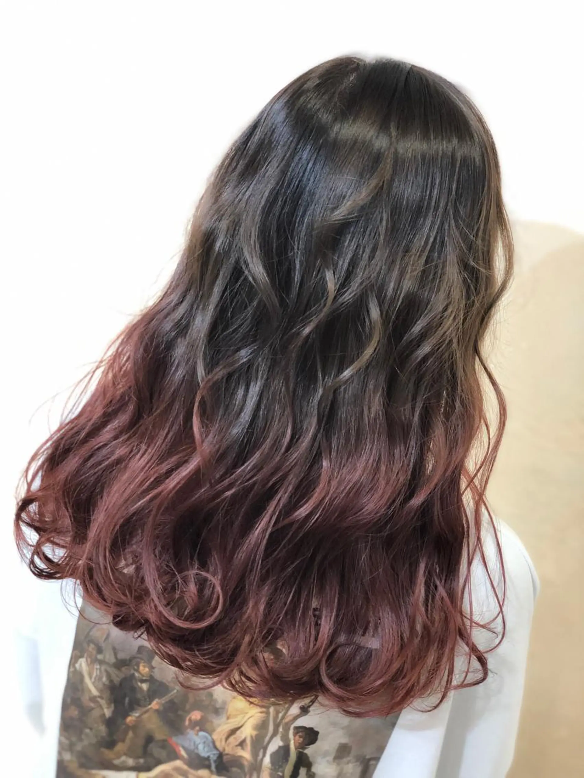 セミロング カラー ショートボブ アディクシーカラー デザインカラー ダブルカラー グラデーションカラー uno pulir【ウノプリール】西梅田ハービスプラザ店所属・海外レイヤー/ 梅田美容室のヘアスタイル