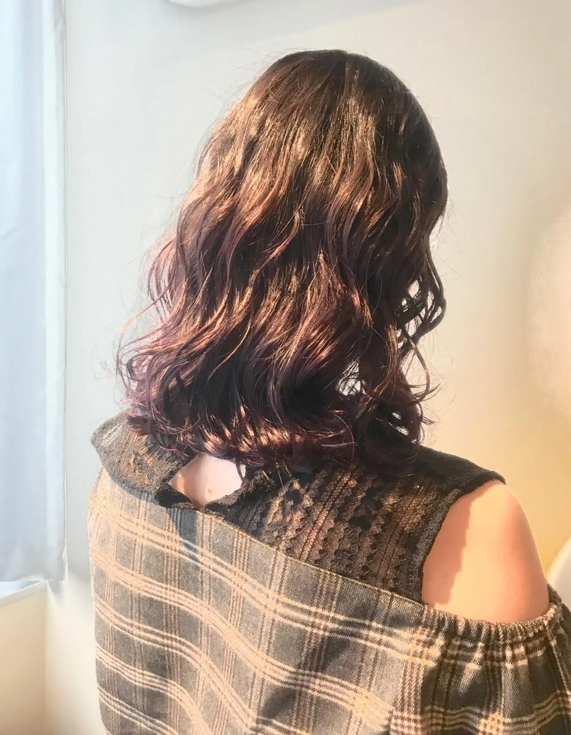 ミディアム カラー パーマ ヘアアレンジ アッシュ グラデーションカラー ラベンダーカラー ラベンダーアッシュ maison所属・野田 修平のヘアスタイル