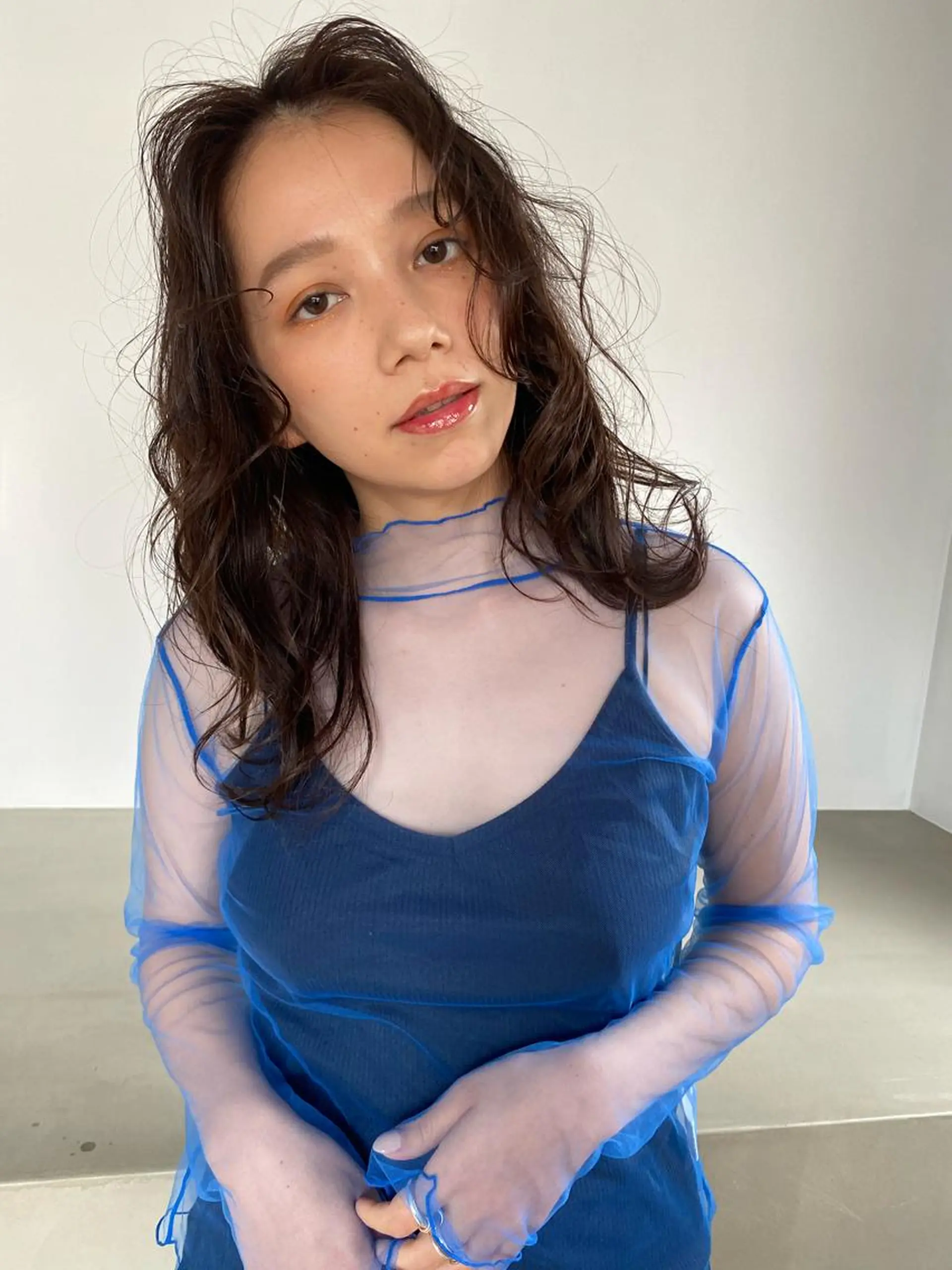 カラー パーマ カット ヘアカラー トリートメント Hayashi Shioriのヘアスタイル