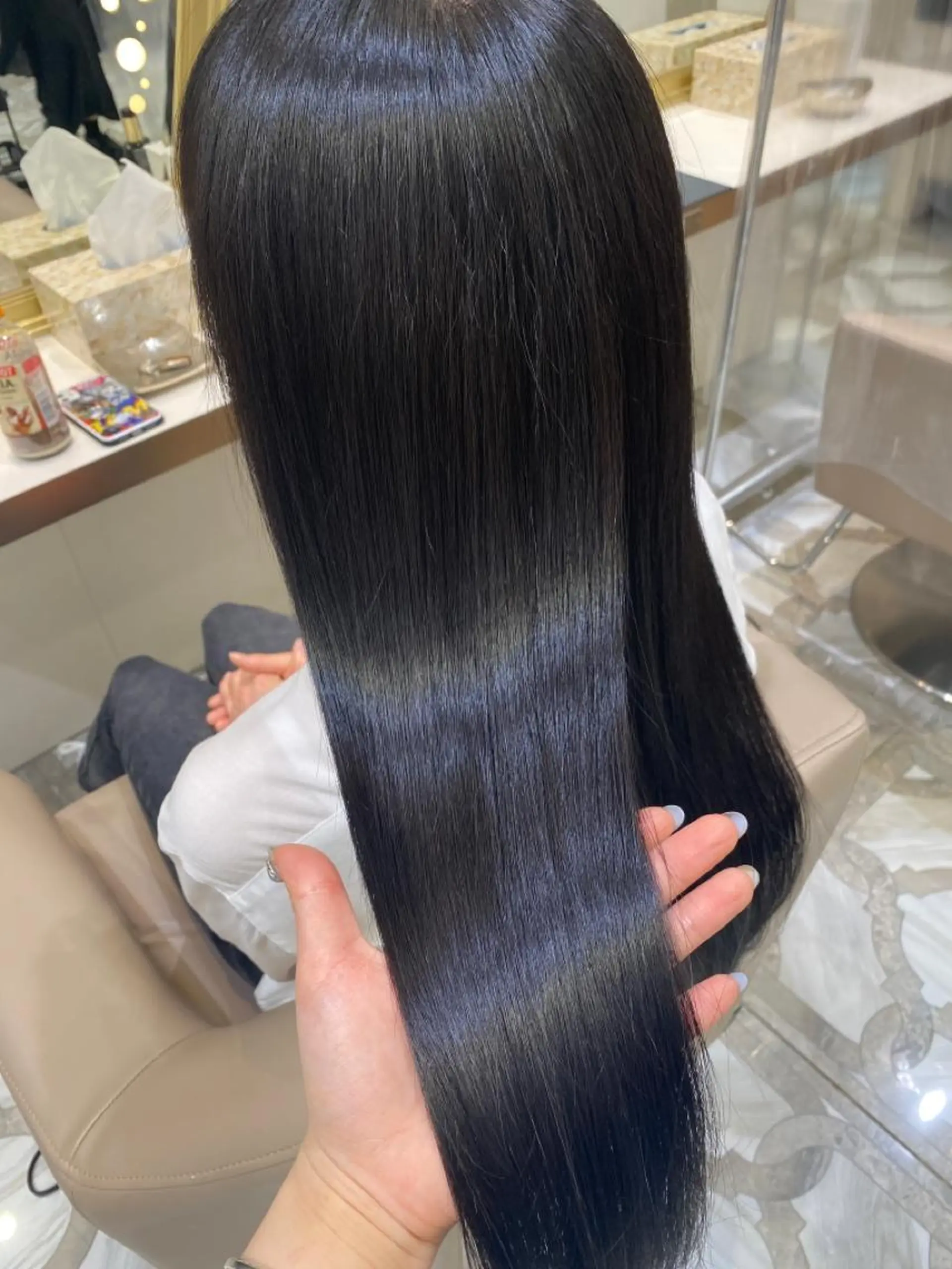 ロング カラー パーマ 💙美髪救世主💙 関華蓮のヘアスタイル