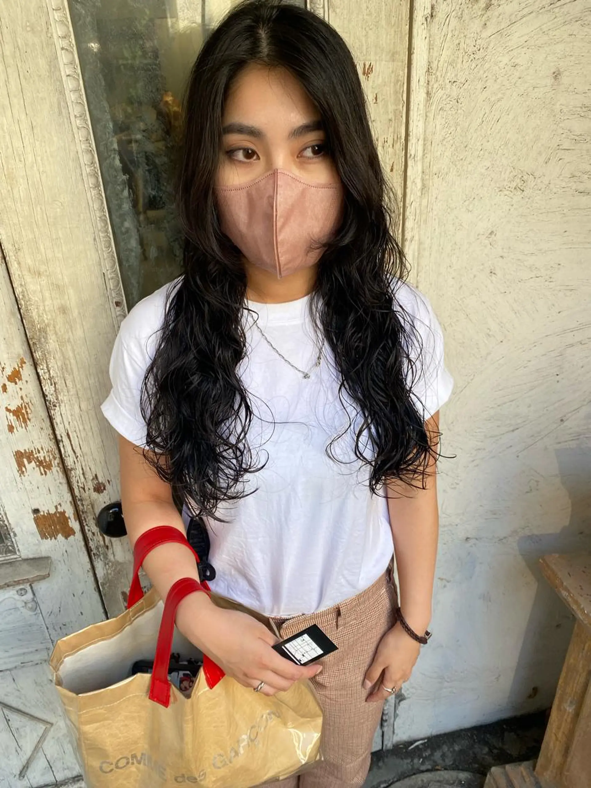 セミロング パーマ お任せヘア☘️☘️ 及川渚のヘアスタイル