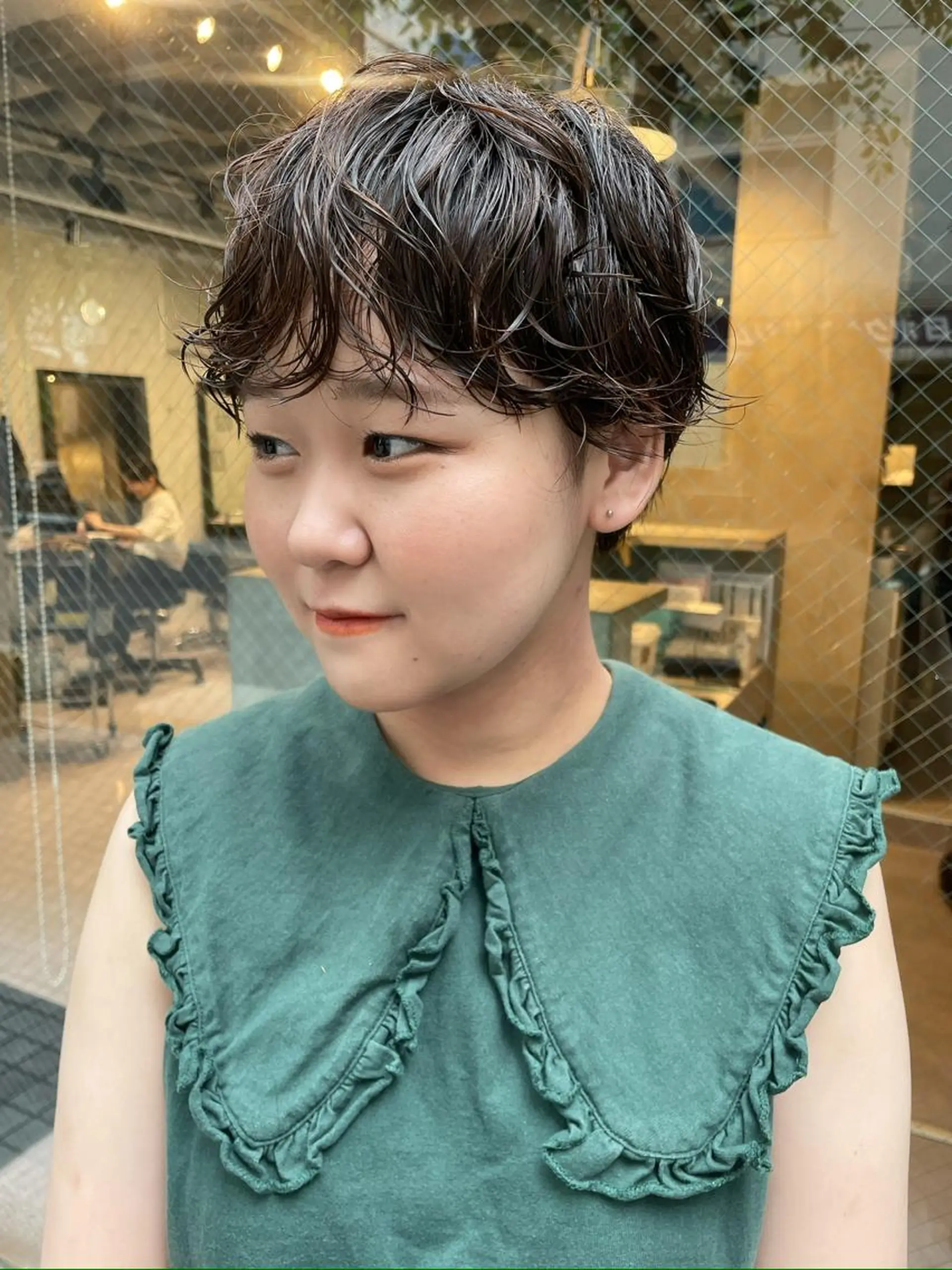 ショート パーマ ヤマモト マイのヘアスタイル