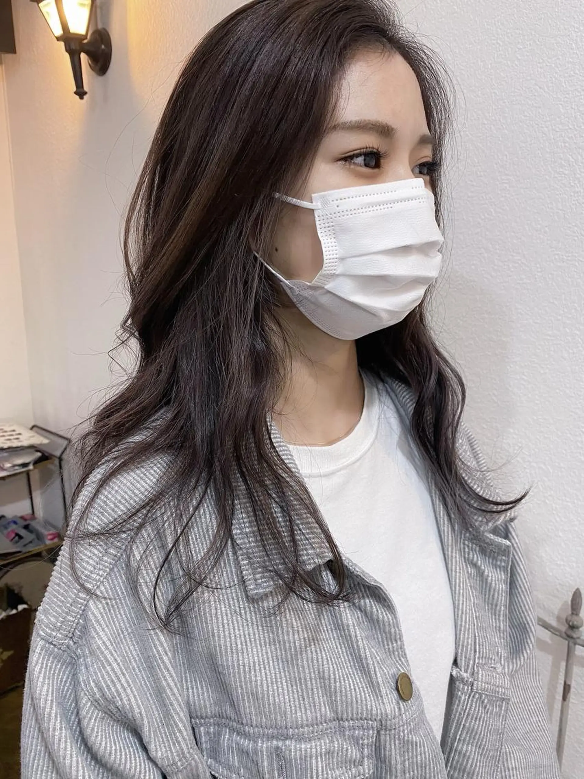 セミロング ハイライト miloc🫧 MOMOYOのヘアスタイル