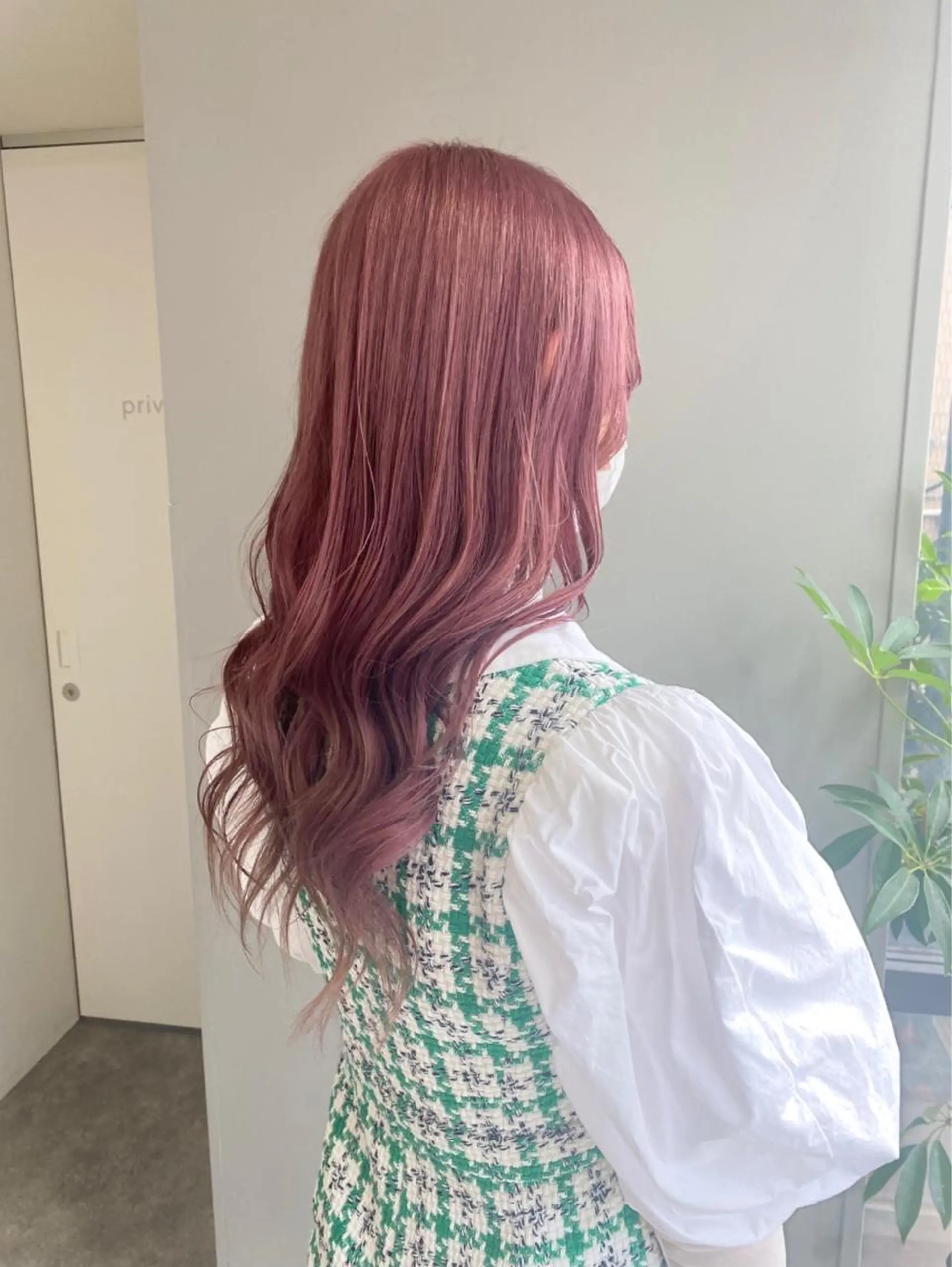 セミロング カラー ヘアアレンジ ブリーチ ボブ /ニュアンス/ satomi🧸💖のヘアスタイル