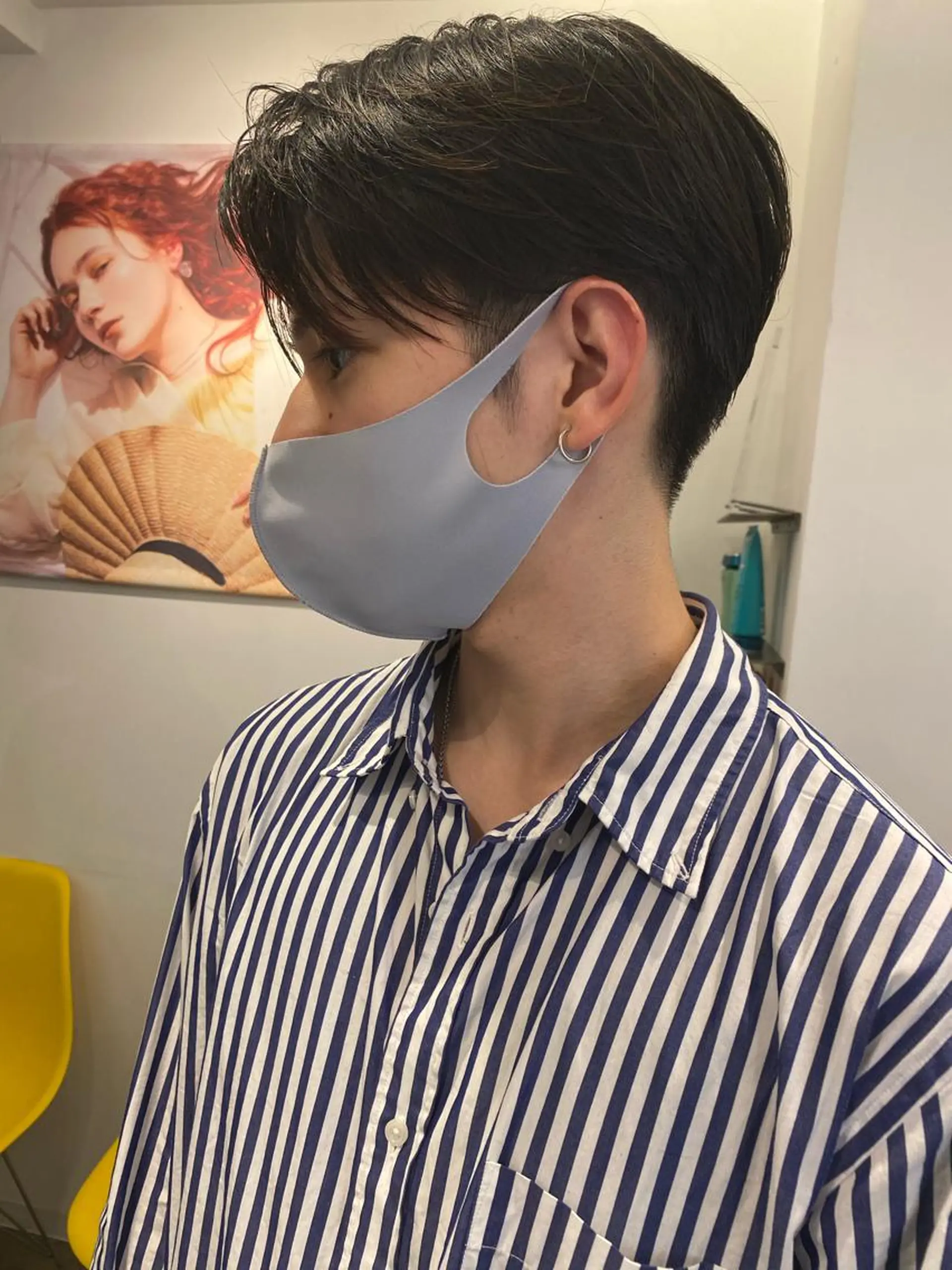 メンズ センターパート 刈り上げ レイヤーカット/ 火ノ見🪡のヘアスタイル