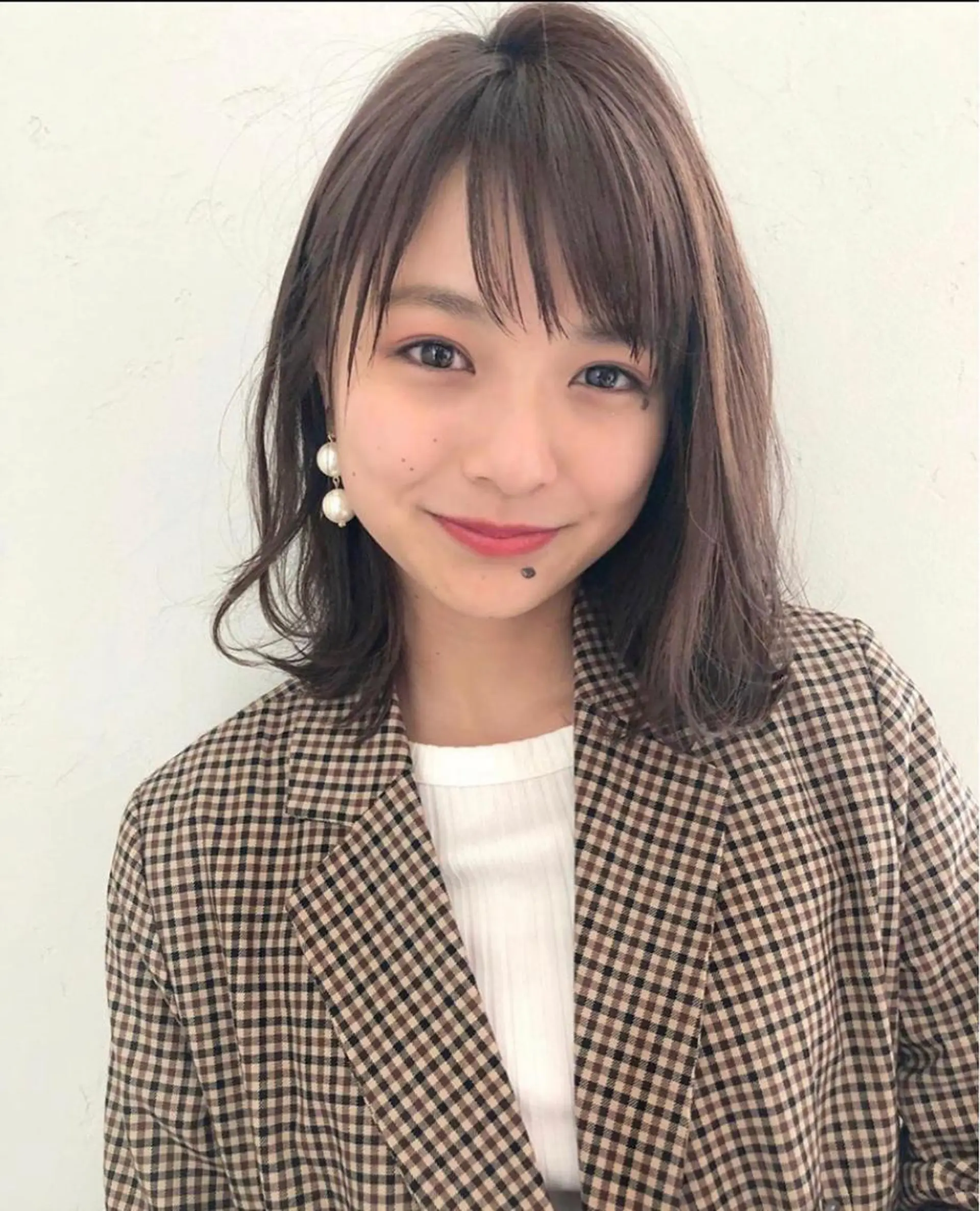 ミディアム カラー パーマ 似合わせカット カット トリートメント VLOW nex the salon所属・韓国風/髪質改善/ ナガヤアキラのヘアスタイル