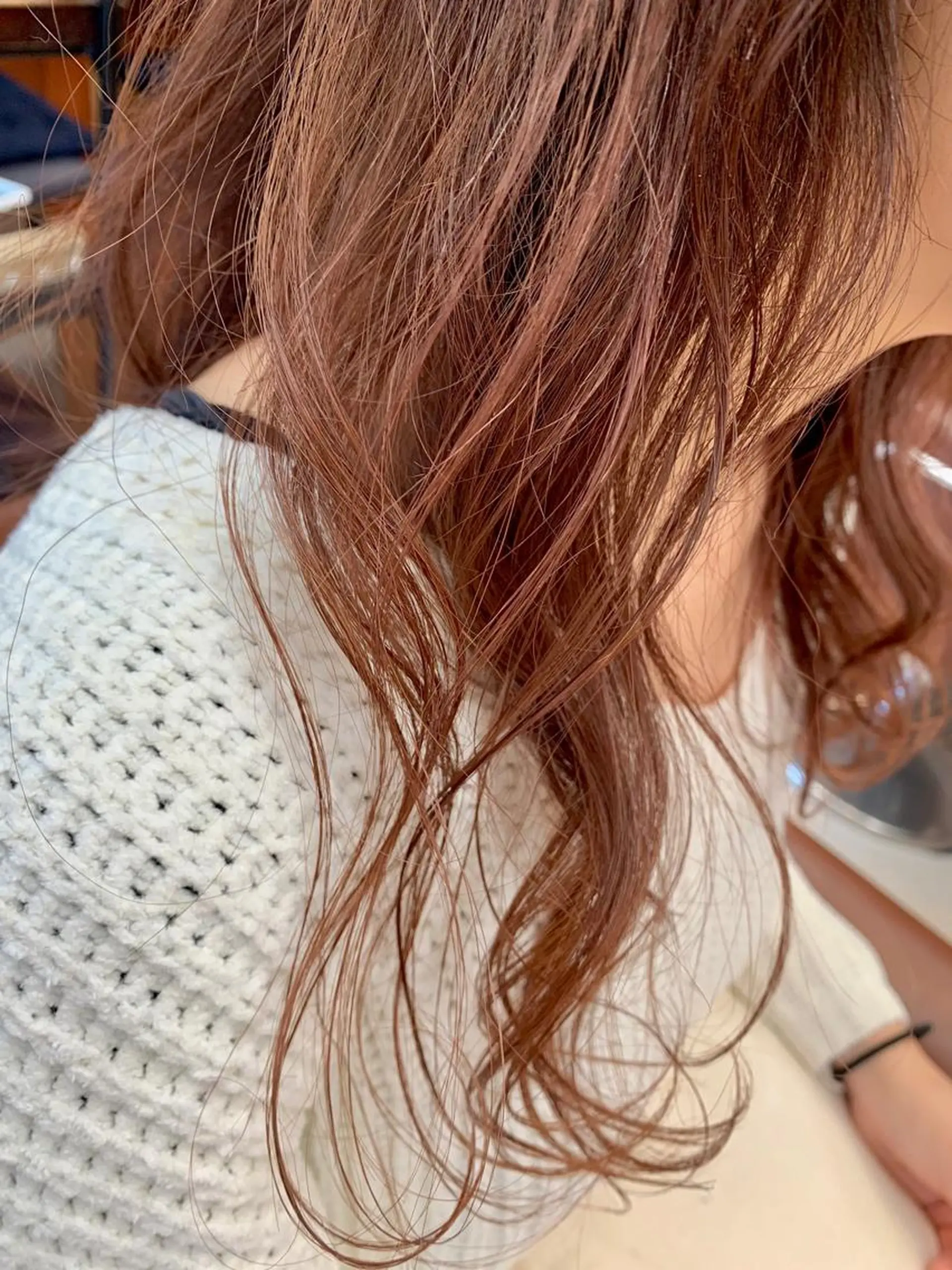 ロング カラー カット ヘアカラー トリートメント 加藤 綾華のヘアスタイル