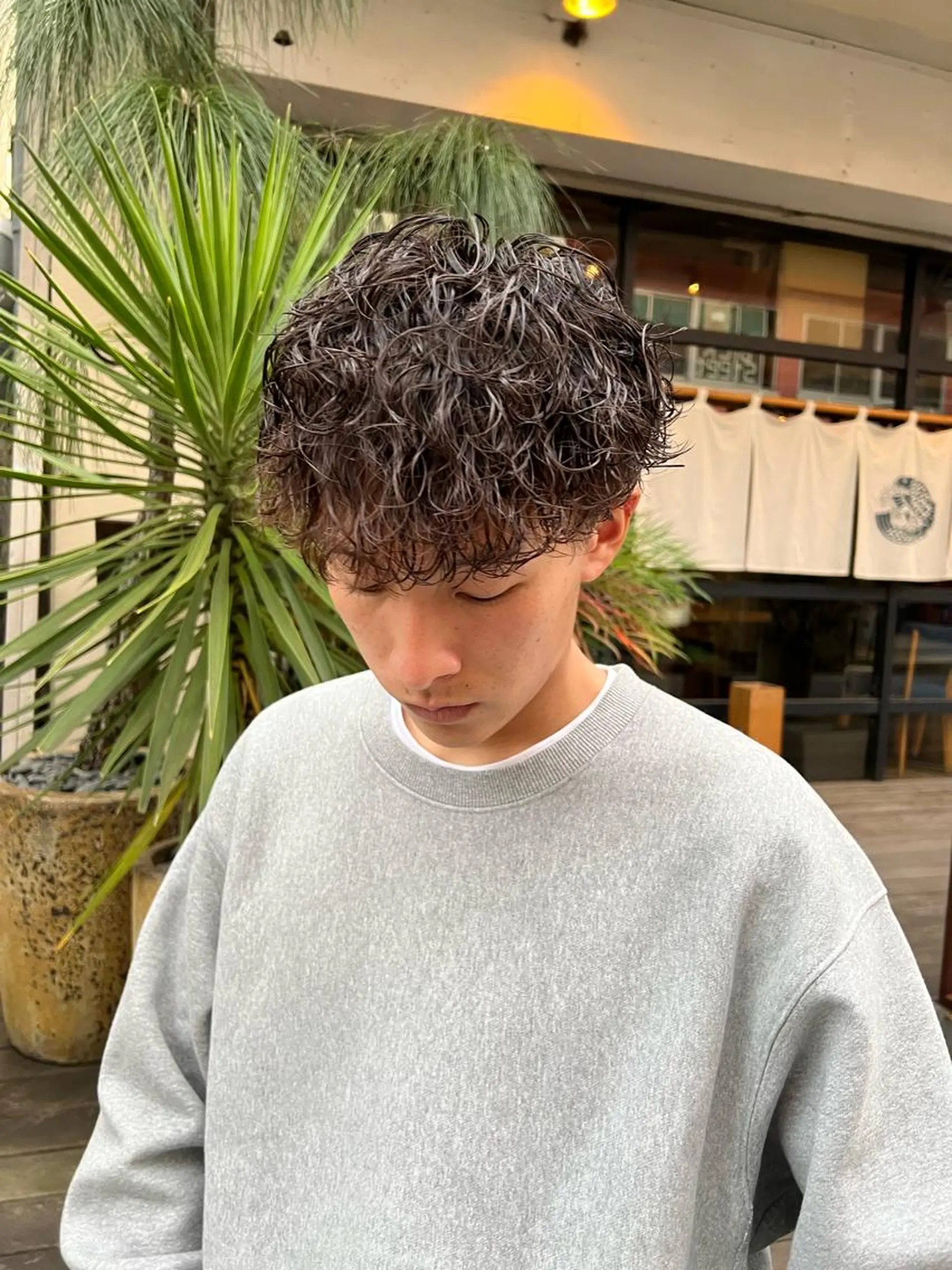 パーマ ニュアンスパーマ スパイラルパーマ カット パーマ バレイヤージュ職人 🔥代表YU-SHIのヘアスタイル