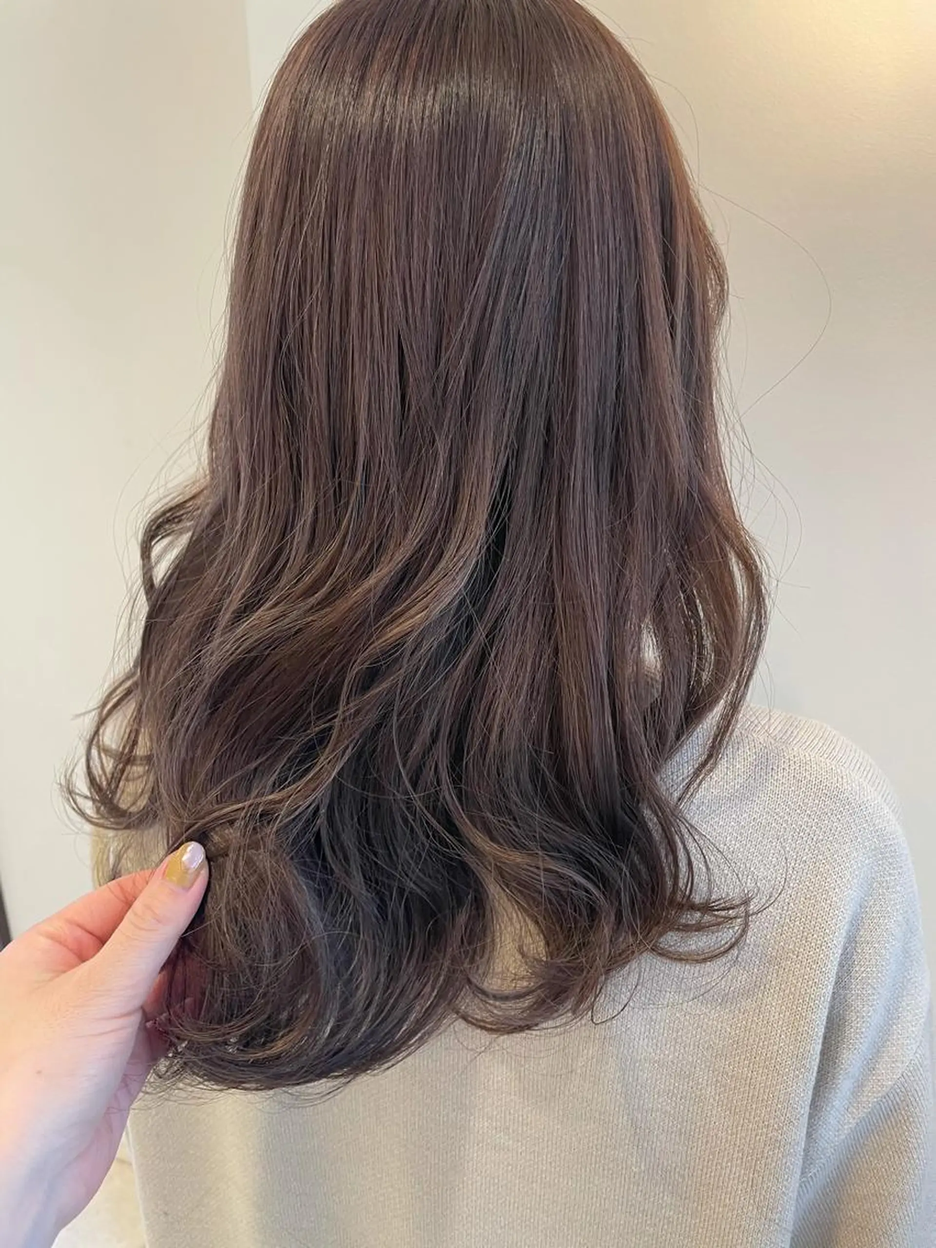 ロング ハイライト 髪質改善 トリートメント 韓国風ヘア♡ runaのヘアスタイル