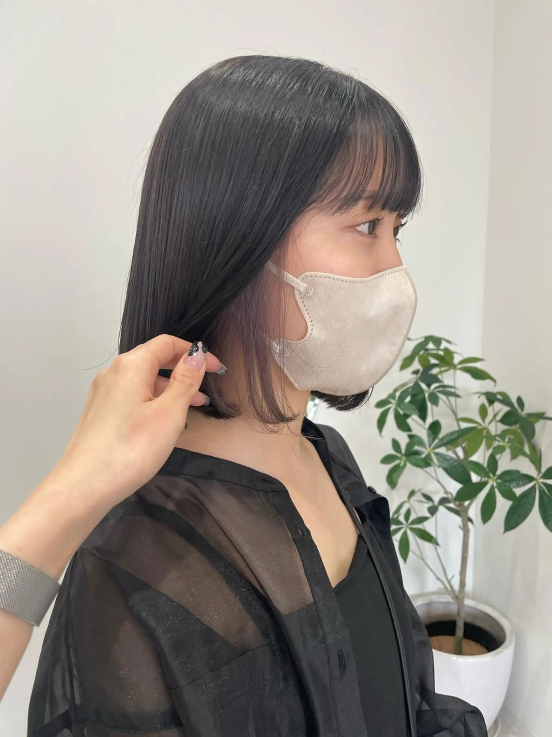 ミディアム カラー パーマ ヘアアレンジ ヘアカラー NANA／trend style🕊🍑のヘアスタイル