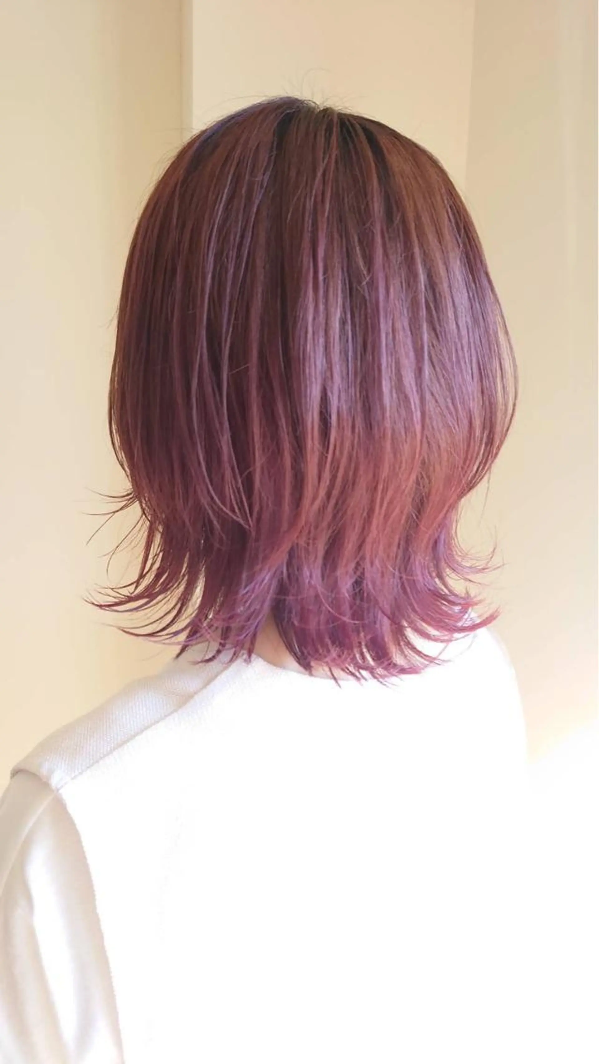 カラー ヘアカラー 武村美咲/ 暖色/艶カラーのヘアスタイル