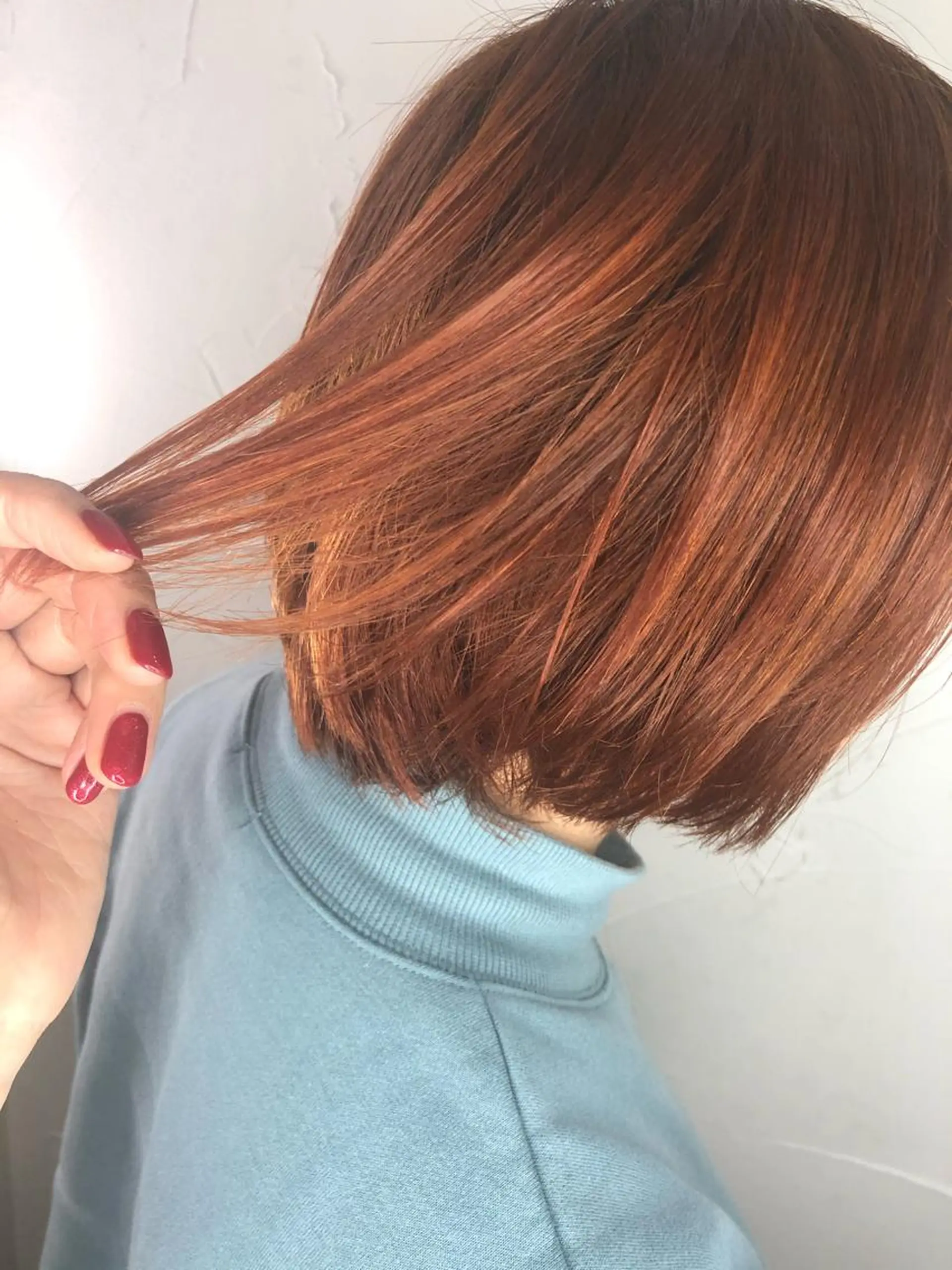 ショート カラー ベージュカラー オレンジ オレンジベージュ 西山梨々【12/1〜 産休を頂きます🎀】のヘアスタイル