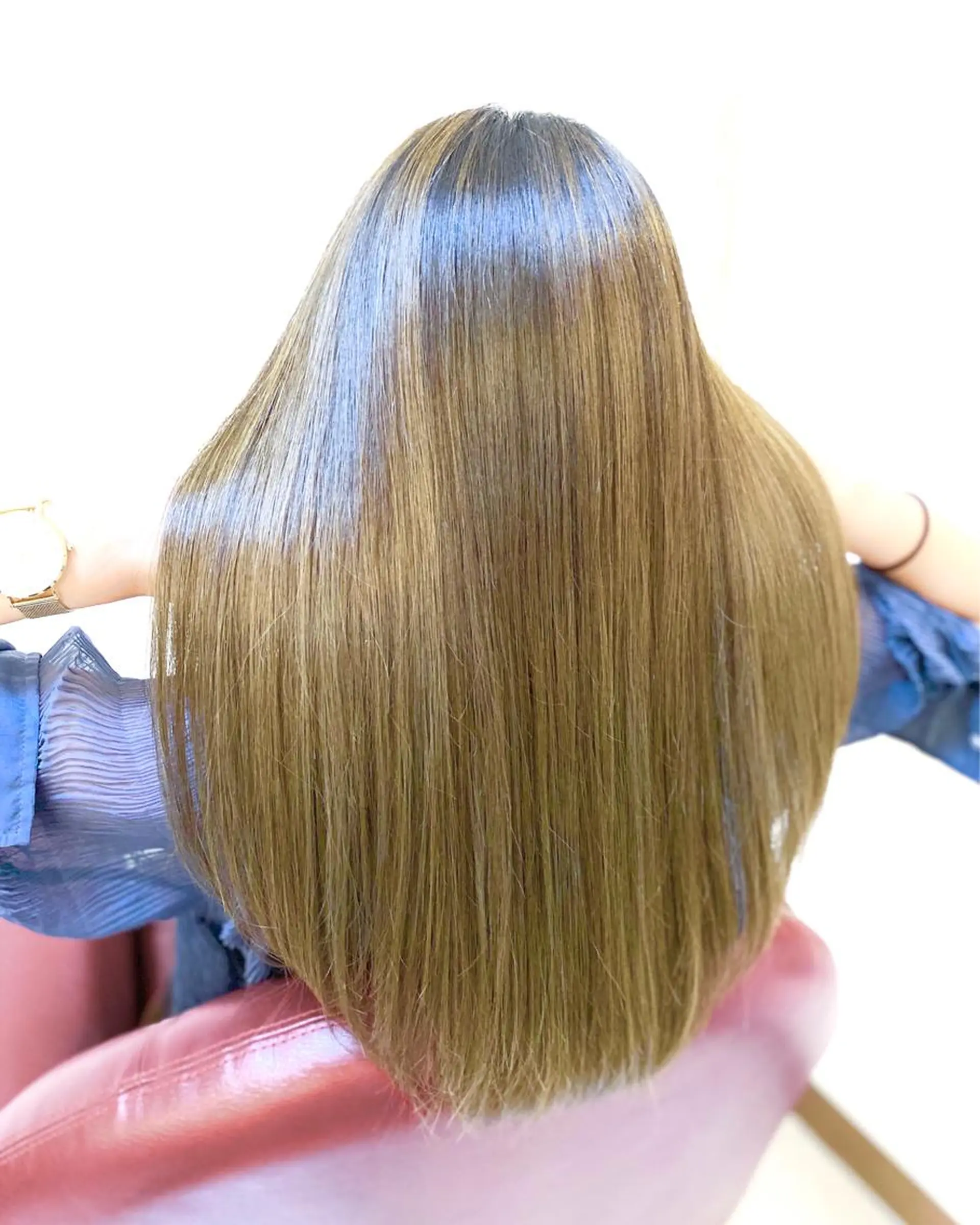 ロング カラー アクアカラー トリートメント カット ヘアカラー 縮毛矯正 トリートメント YURI ✨のヘアスタイル