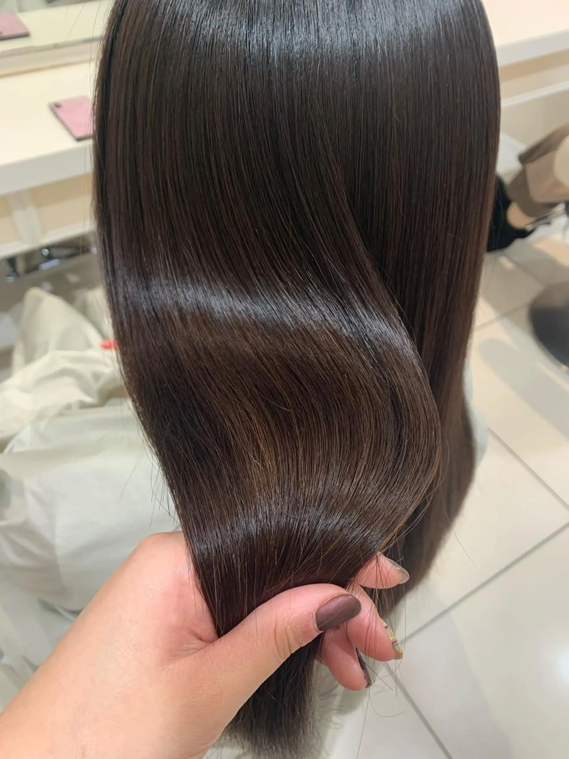 ロング パーマ 金澤 夏海のヘアスタイル