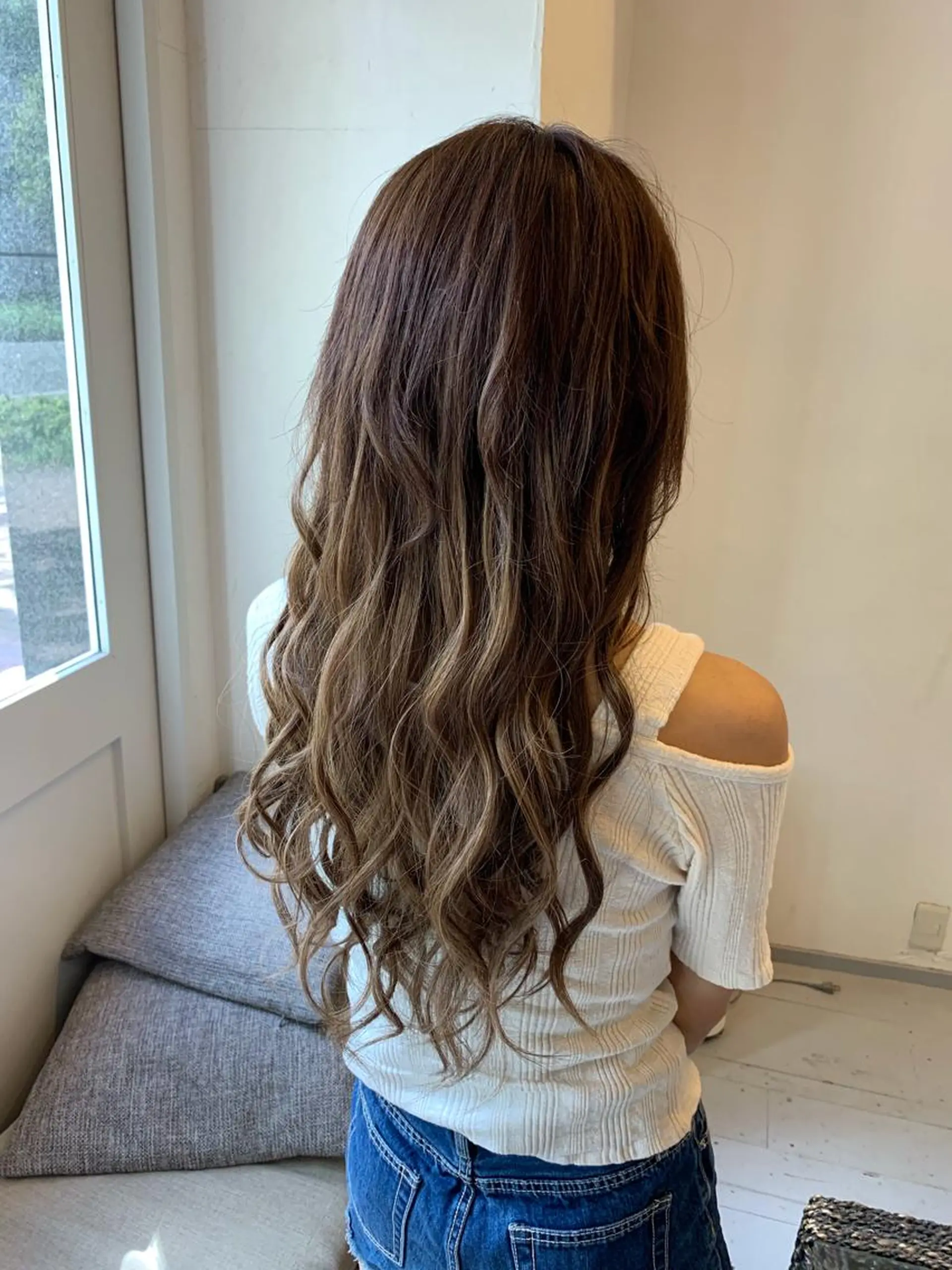 ロング カラー ブラウンカラー エクステ ヘアカラー エクステ 💎JADE GRACE💎のヘアスタイル