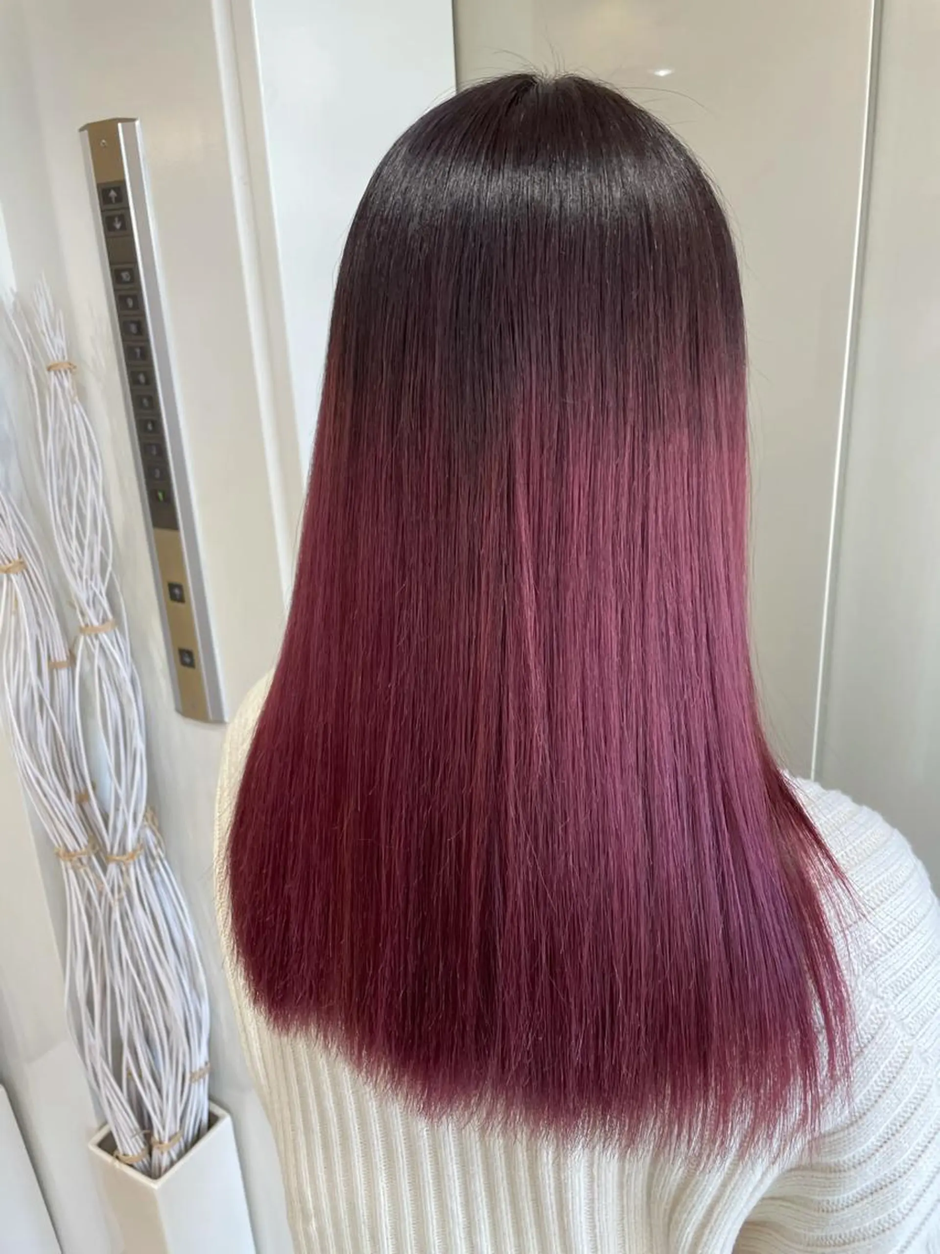 ミディアム カラー ピンクカラー バイオレットカラー ✨髪質改善美容師 永森祥太✨のヘアスタイル